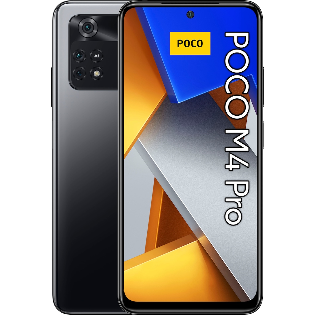 Xiaomi Smartphone »POCO M4 Pro«, Power Black, 16,33 cm/6,43 Zoll, 256 GB Speicherplatz, 64 MP Kamera