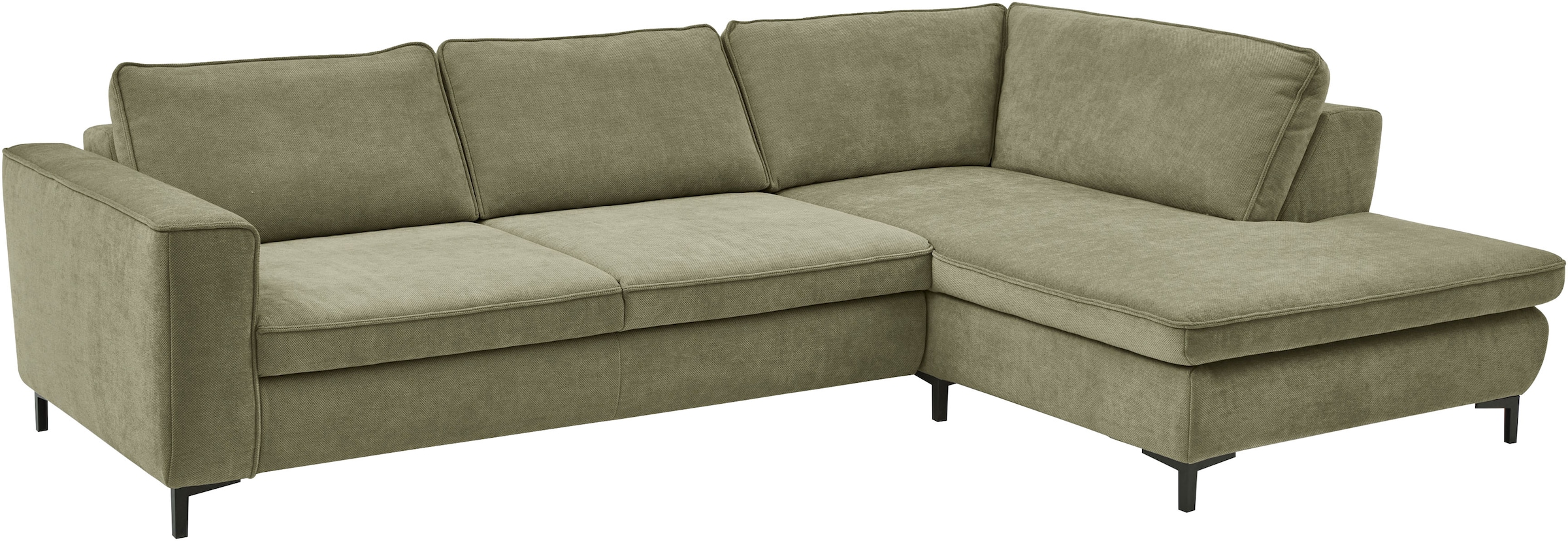 Die PlanBar Ecksofa »MP-IN24153, L-Form, Breite 289 cm« wahlweise mit Schlaffunktion und verstellbaren Kopfstützen