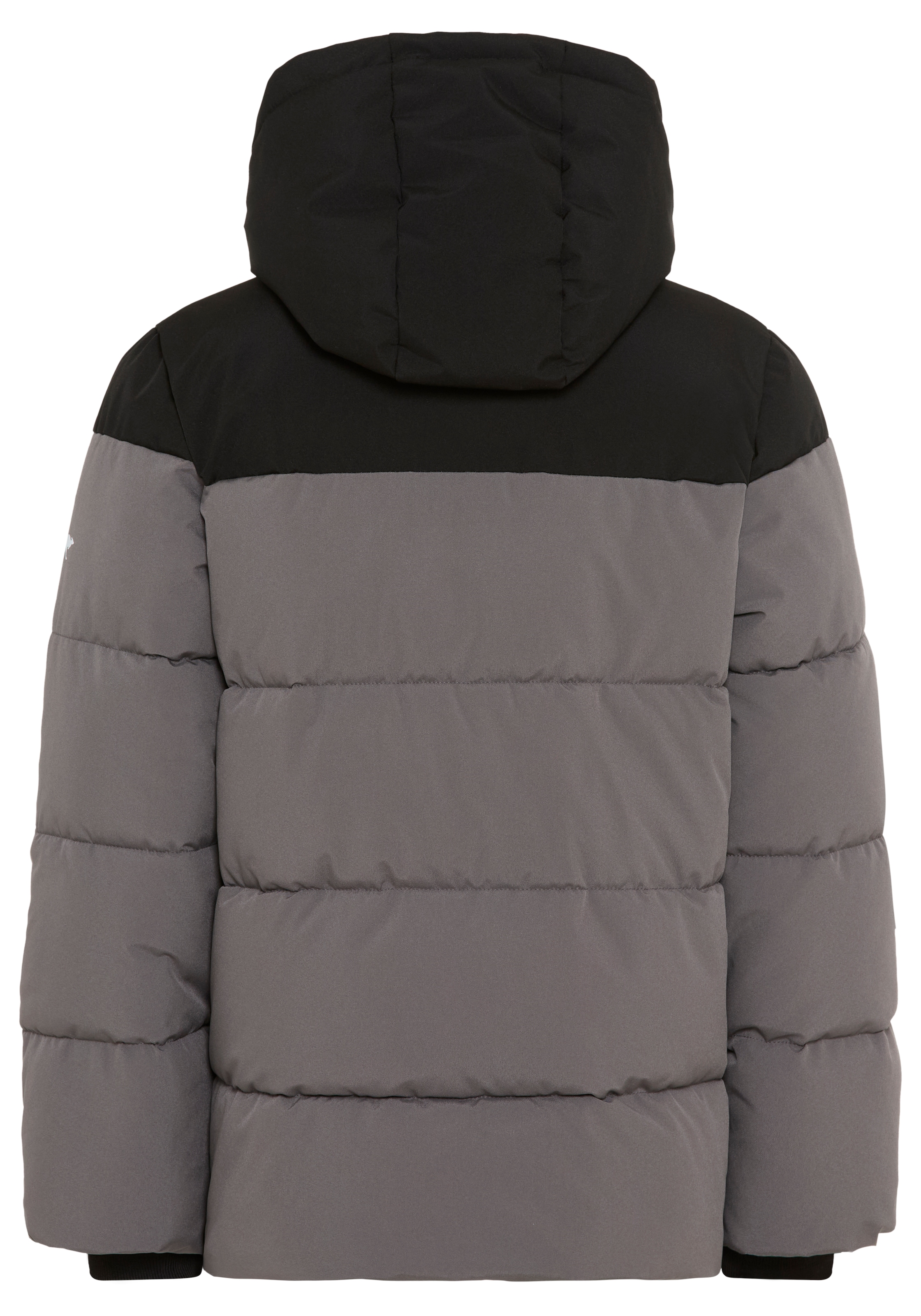 KangaROOS Outdoorjacke »Winterjacke von KangaROOS mit kontrastfarbigen Einsatz« mit Kapuze Warme Jacke mit Fleece-Innenfutter und gefütterter Kapuzenfütterung