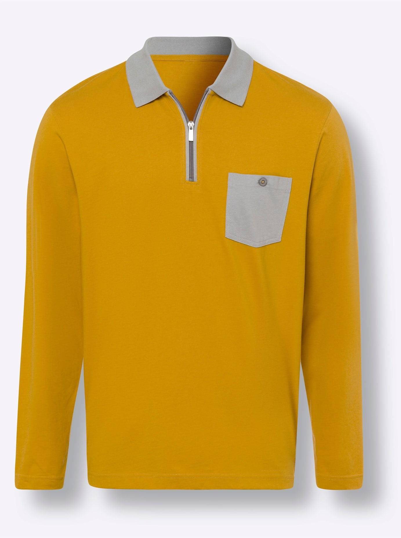 Classic Poloshirt »Langarm-Poloshirt«, (1 tlg.)