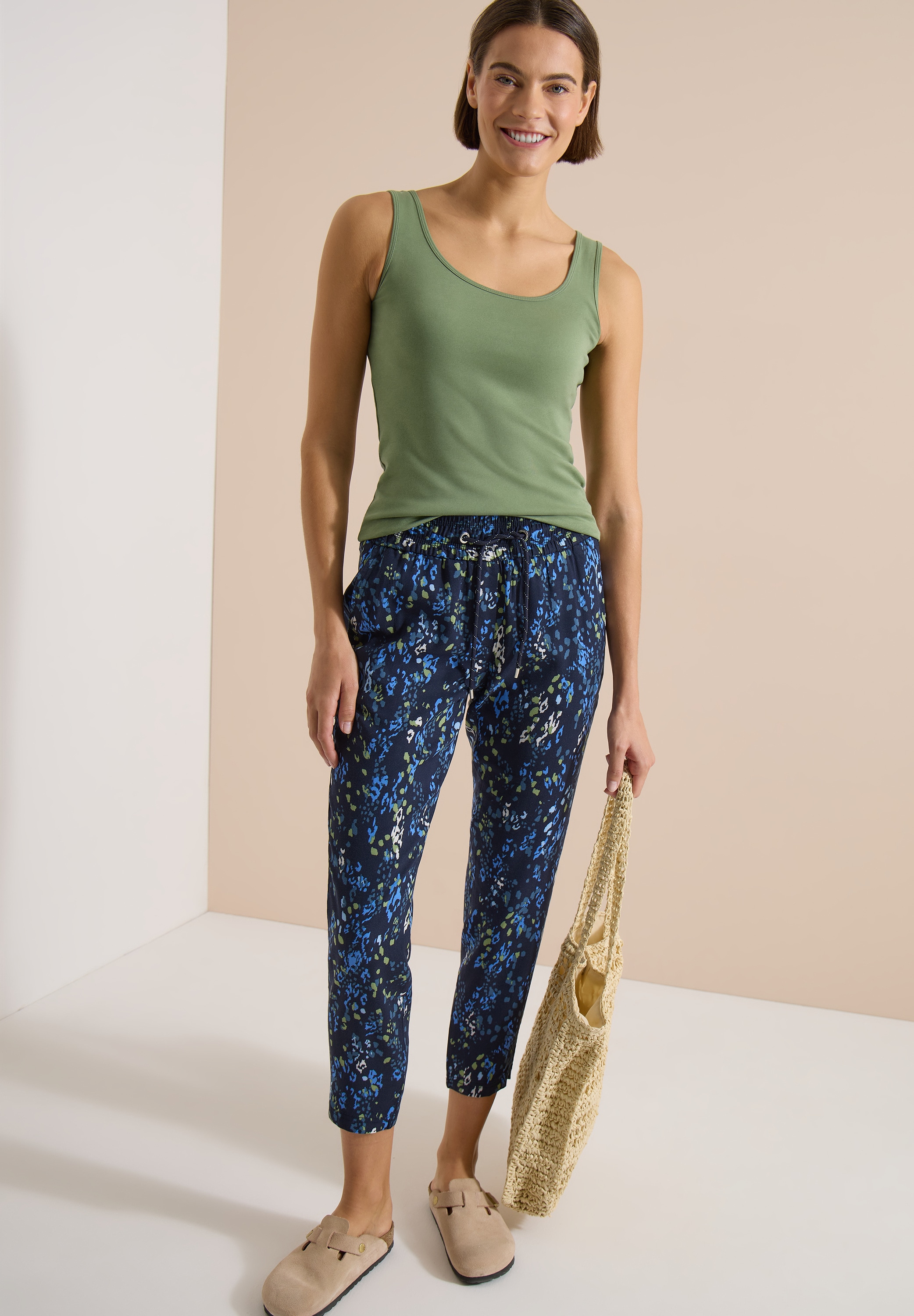 Cecil 7/8-Hose »Style Chelsea«  Sommerhose, grafisches Muster, Elastikbund