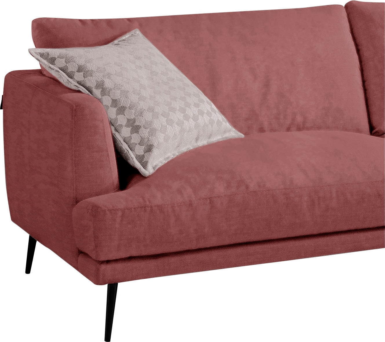 Egoitaliano Ecksofa »Sophia, Designsofa mit extrakomfortablem Sitzkomfort«, mit Daunenfederung, L-Form