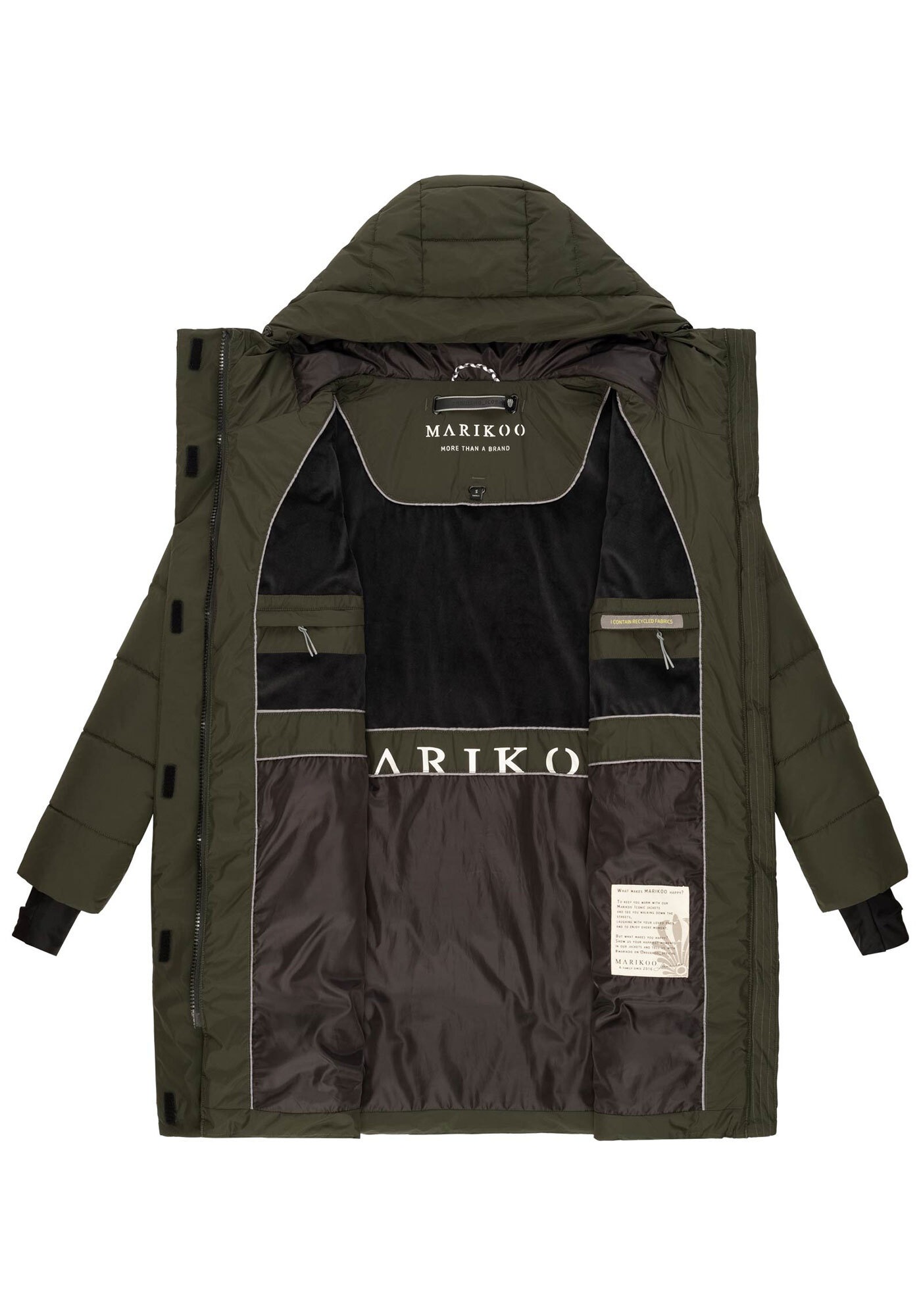 Marikoo Winterjacke »Marikoo Kaituu Damen Winter Steppjacke N008«