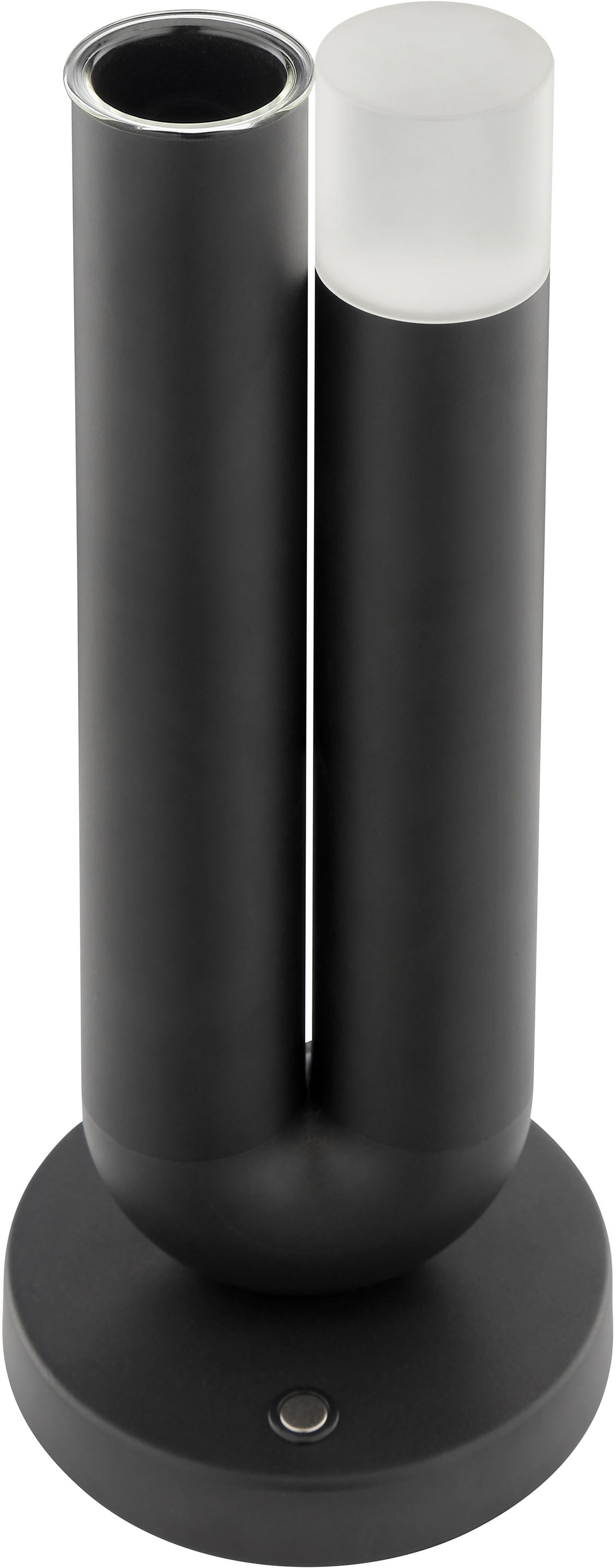 OTTO home LED Tischleuchte »Lynett - Akku Tischlampe, Blumenvase integriert« LED-Modul 1 Stk. Warmweiß inkl. Vase, Akkulampe, wireless charging, 27 cm, kabellose Lampe, Deko