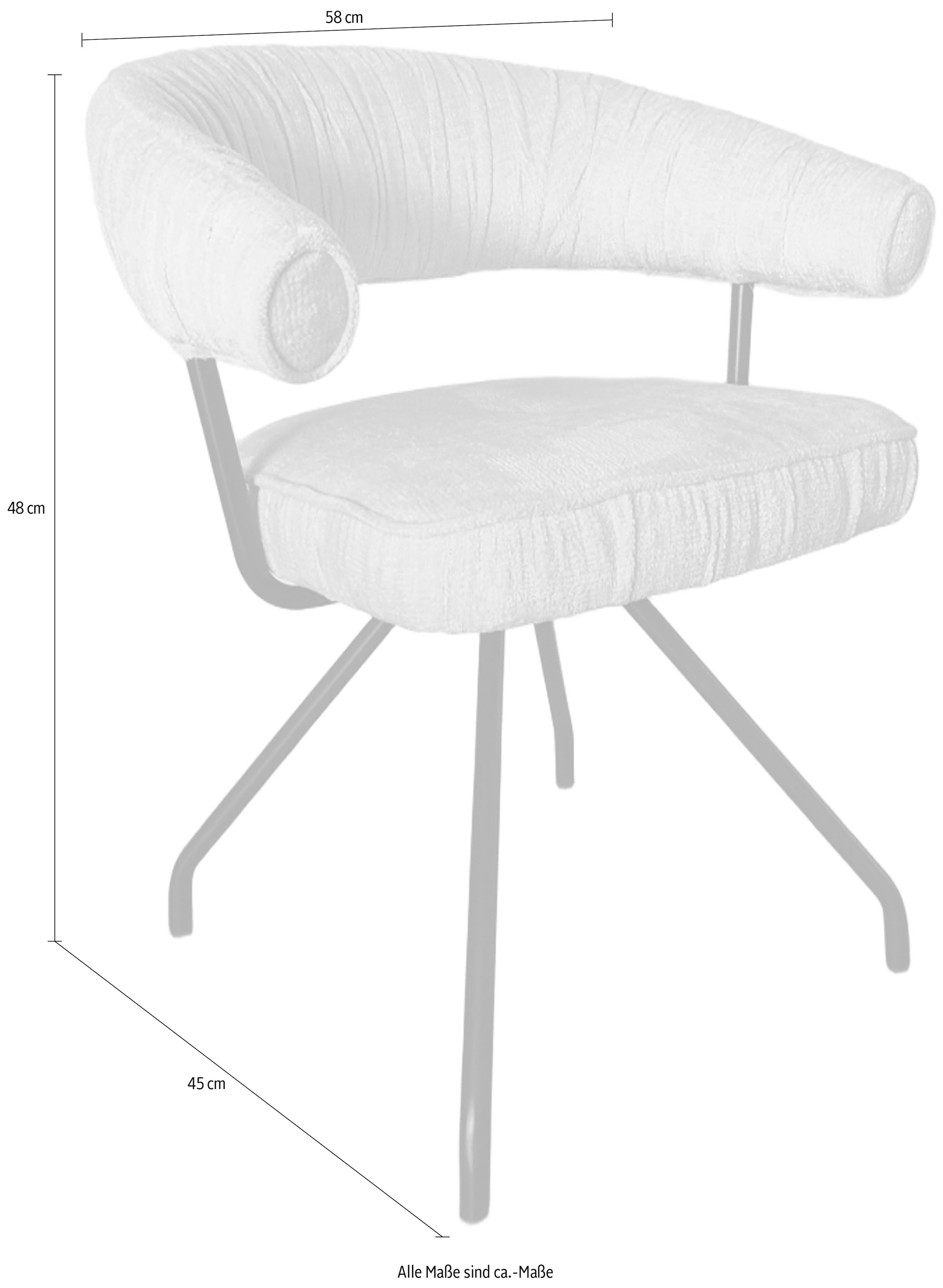 Home affaire Stuhl »Stuhl Ibiza«, 1 St., Chenille, tolle Optik