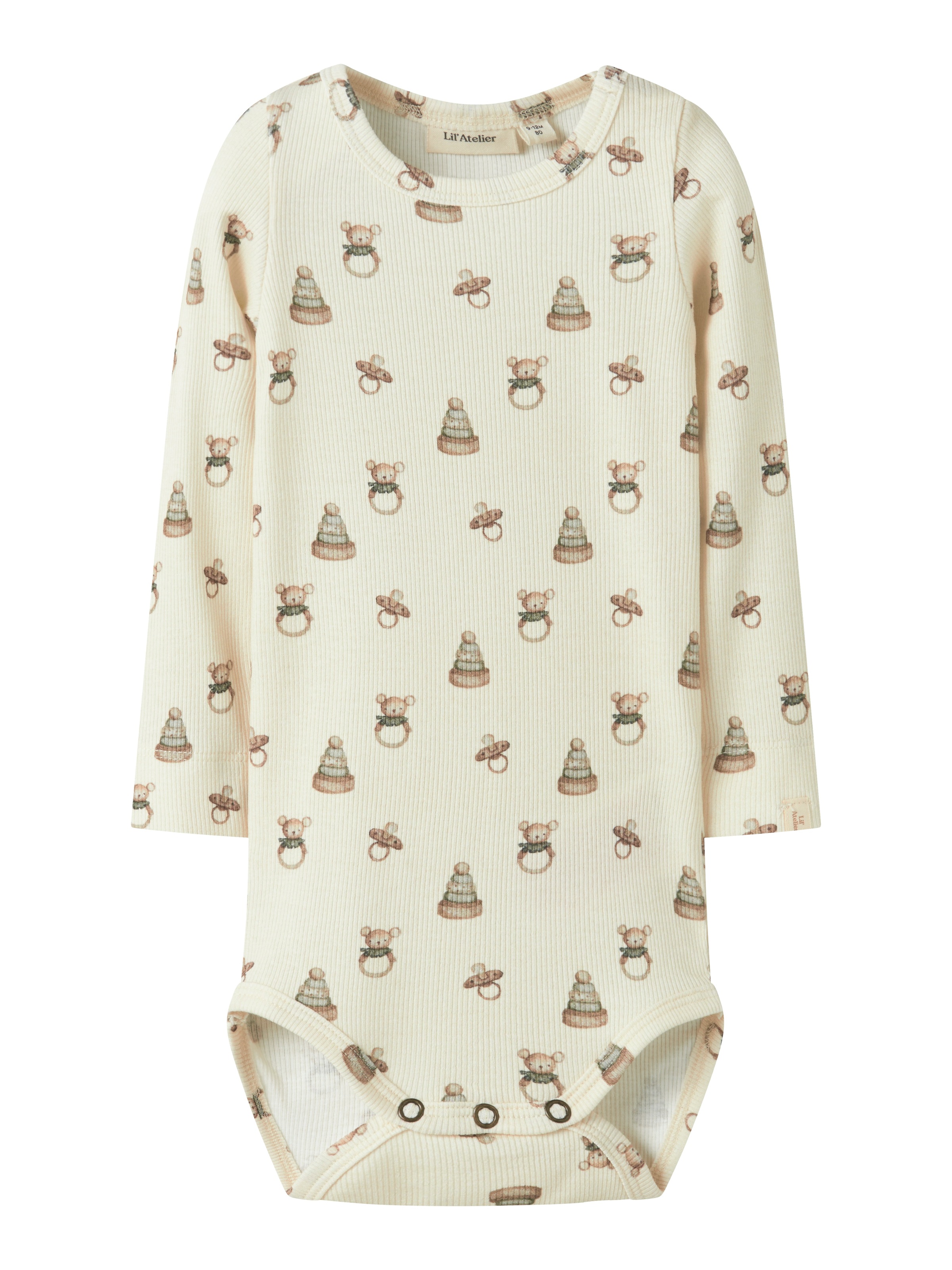 Lil' Atelier Langarmbody »NBNGAVO EMO LS SLIM BODY LIL NOOS«