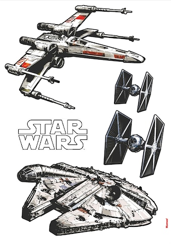 Komar Wandtattoo »Star Wars Spaceships«, (Set, 5 St.), selbstklebend, rückstandslos... kaufen