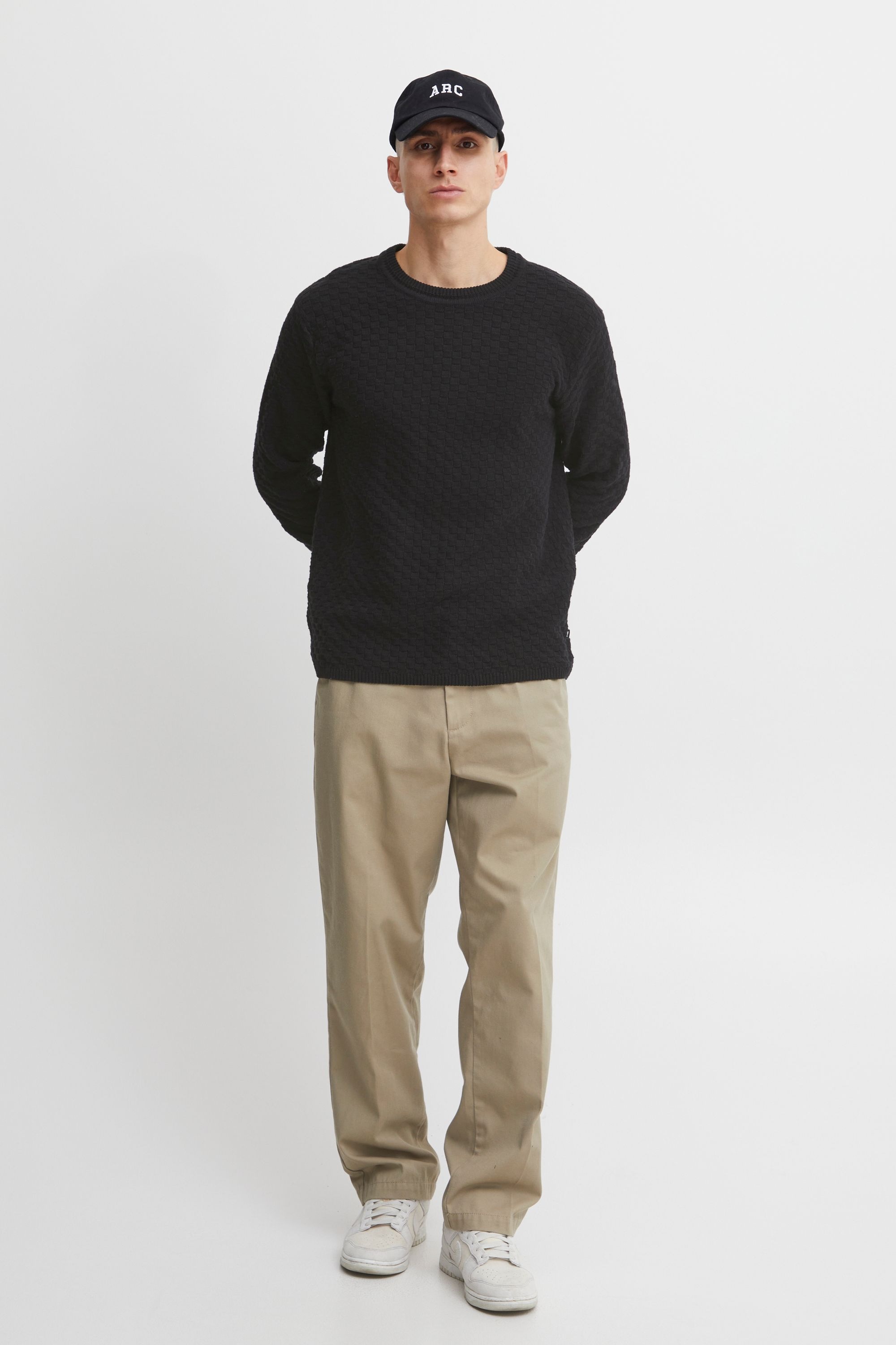 !Solid Strickfleece-Pullover »Strickpullover SDElijah«