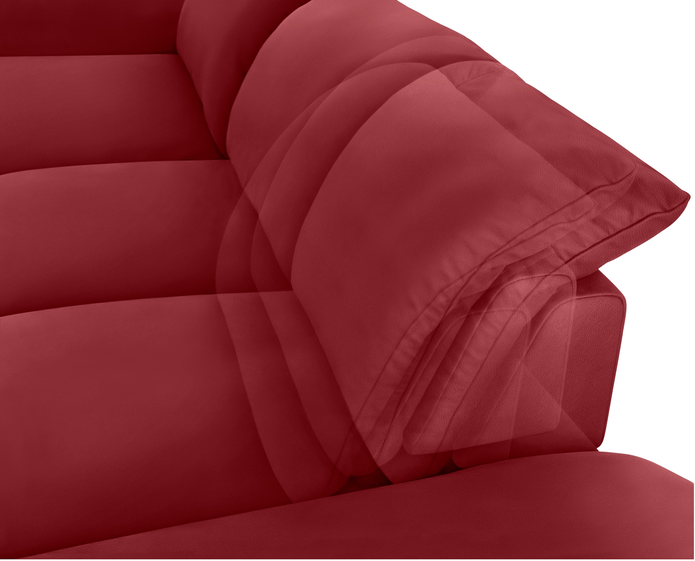 W.SCHILLIG Ecksofa »enjoy&MORE, Designsofa, bequem, zeitlos und elegant, L-Form«, Sitztiefenverstellung, Füße schwarz pulverbeschichtet, Breite 340 cm