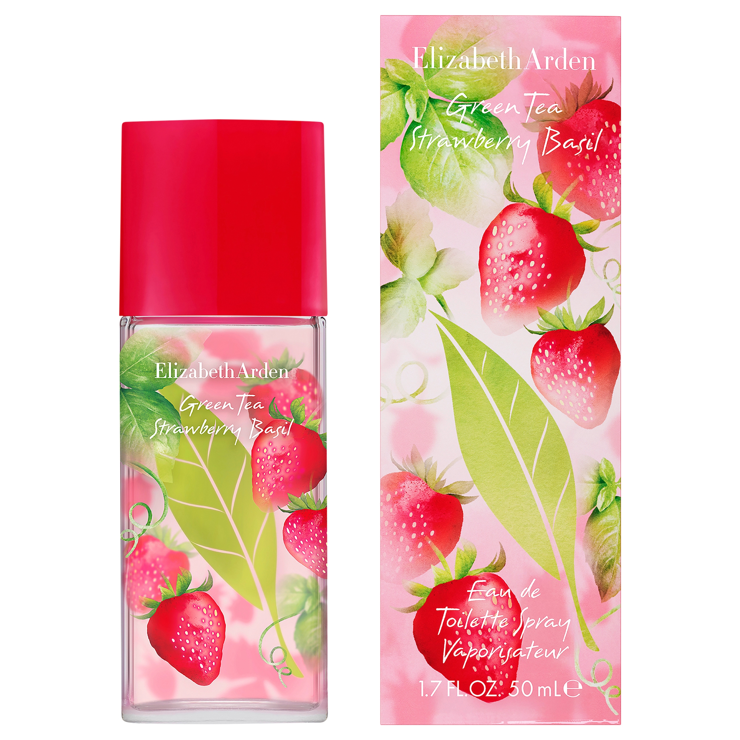 Elizabeth Arden Eau de Toilette »GREEN TEA STRAWBERRY BASIL EDT« mit fruchtig-würziger Duftnote