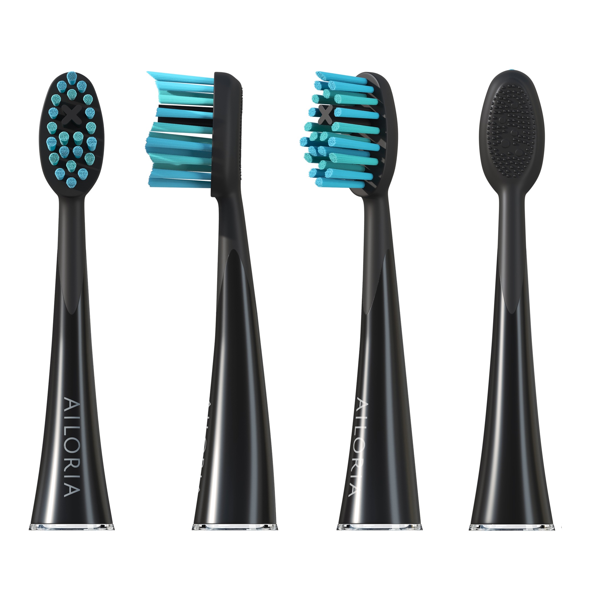 AILORIA Aufsteckbürsten »Extra Clean Ersatzbürstenköpfe 12er Set SHINE BRIGHT«