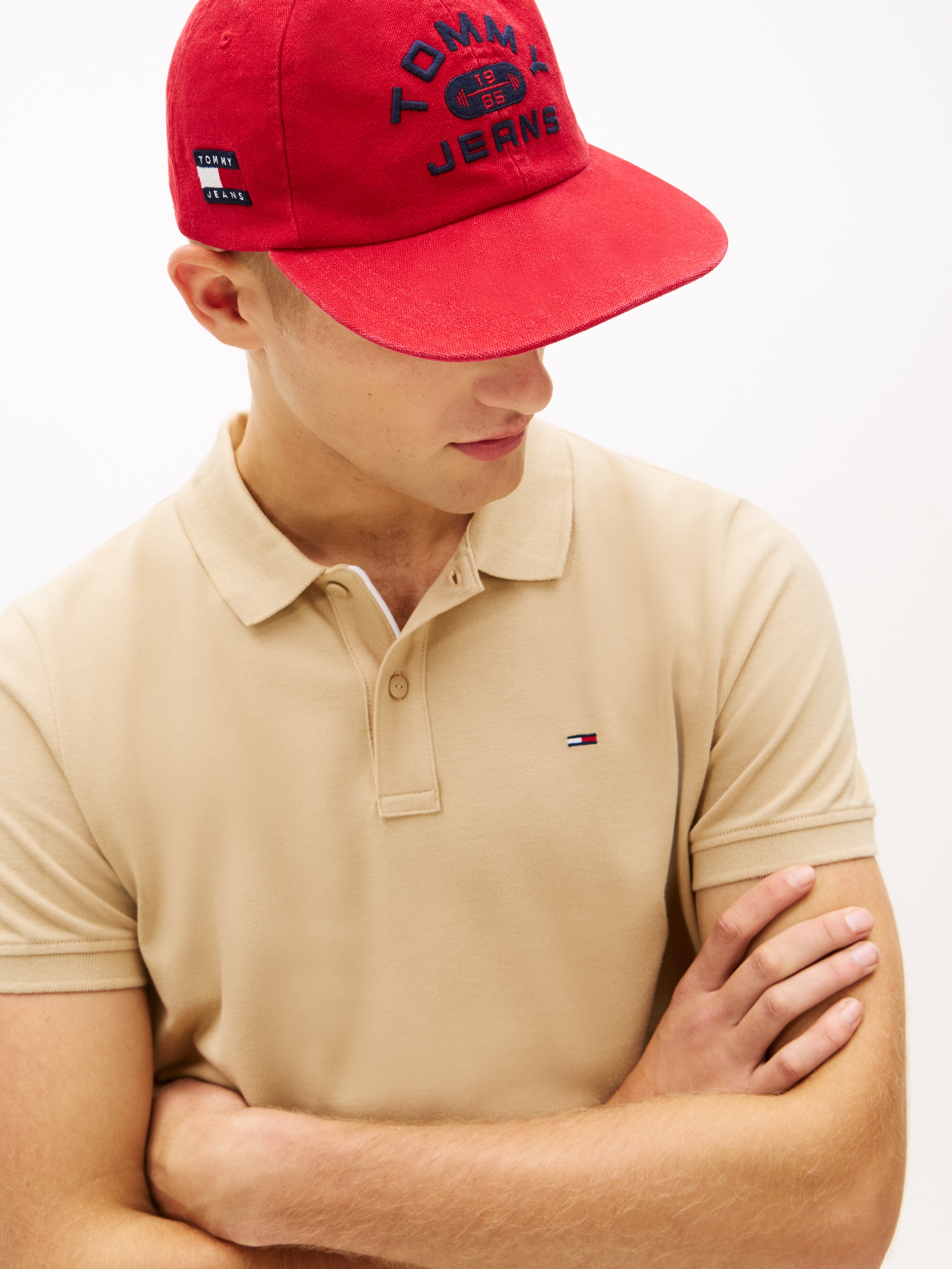 Tommy Jeans Poloshirt »TJM SLIM PLACKET POLO EXT«