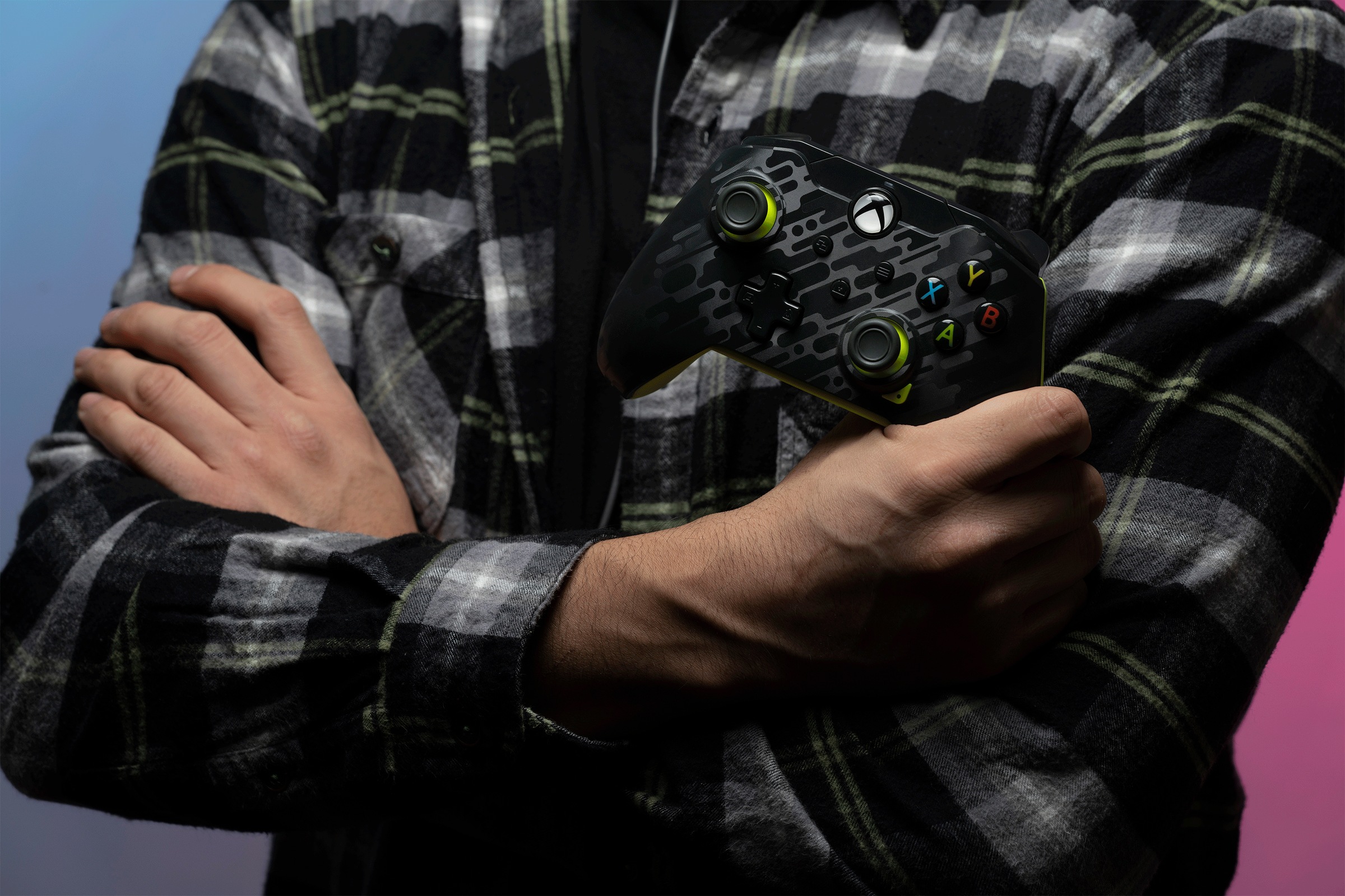 PDP - Performance Designed Products Gamepad »kabelgebunden Electric Carbon XBOX Series X«