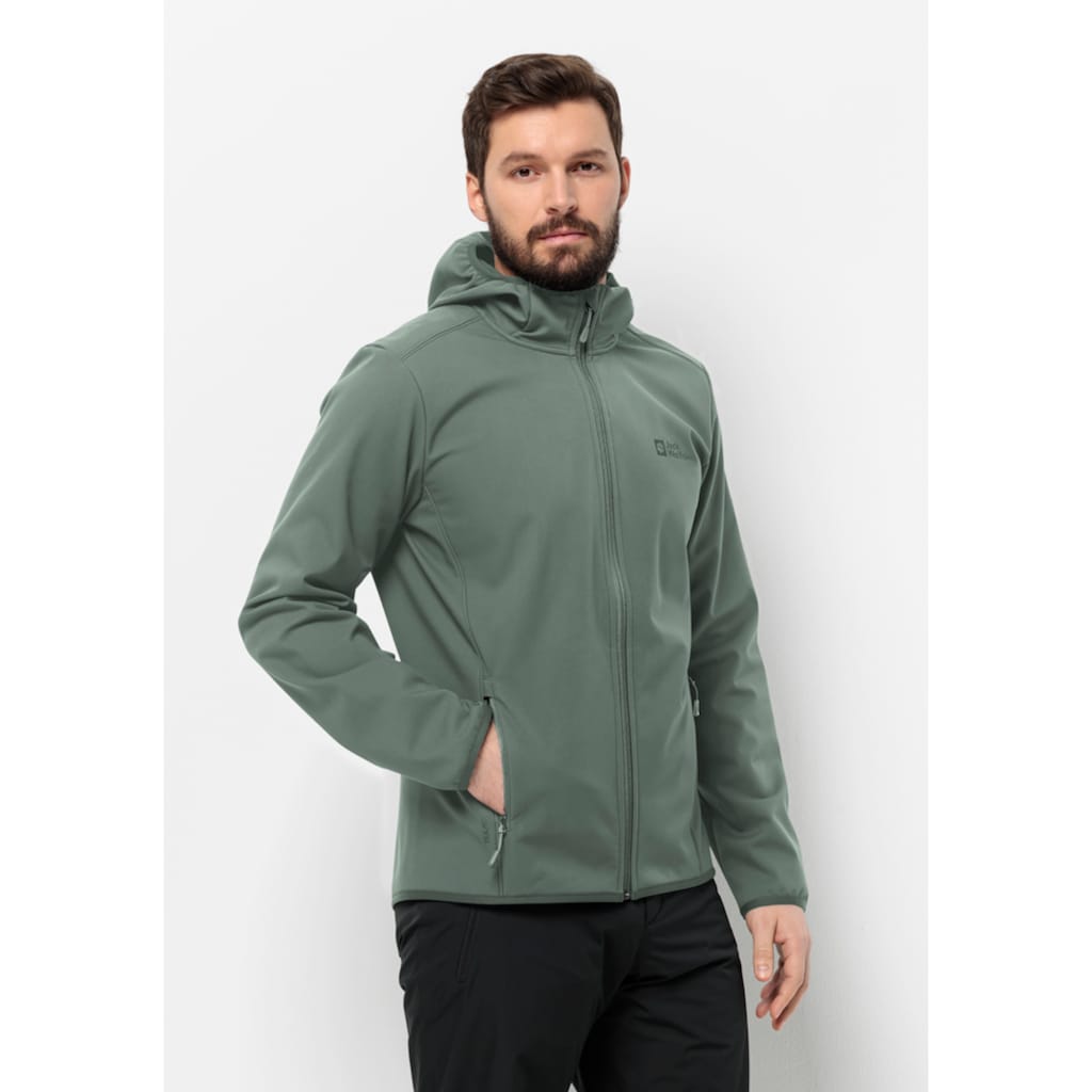 Jack Wolfskin Softshelljacke »BORNBERG HOODY M«, mit Kapuze