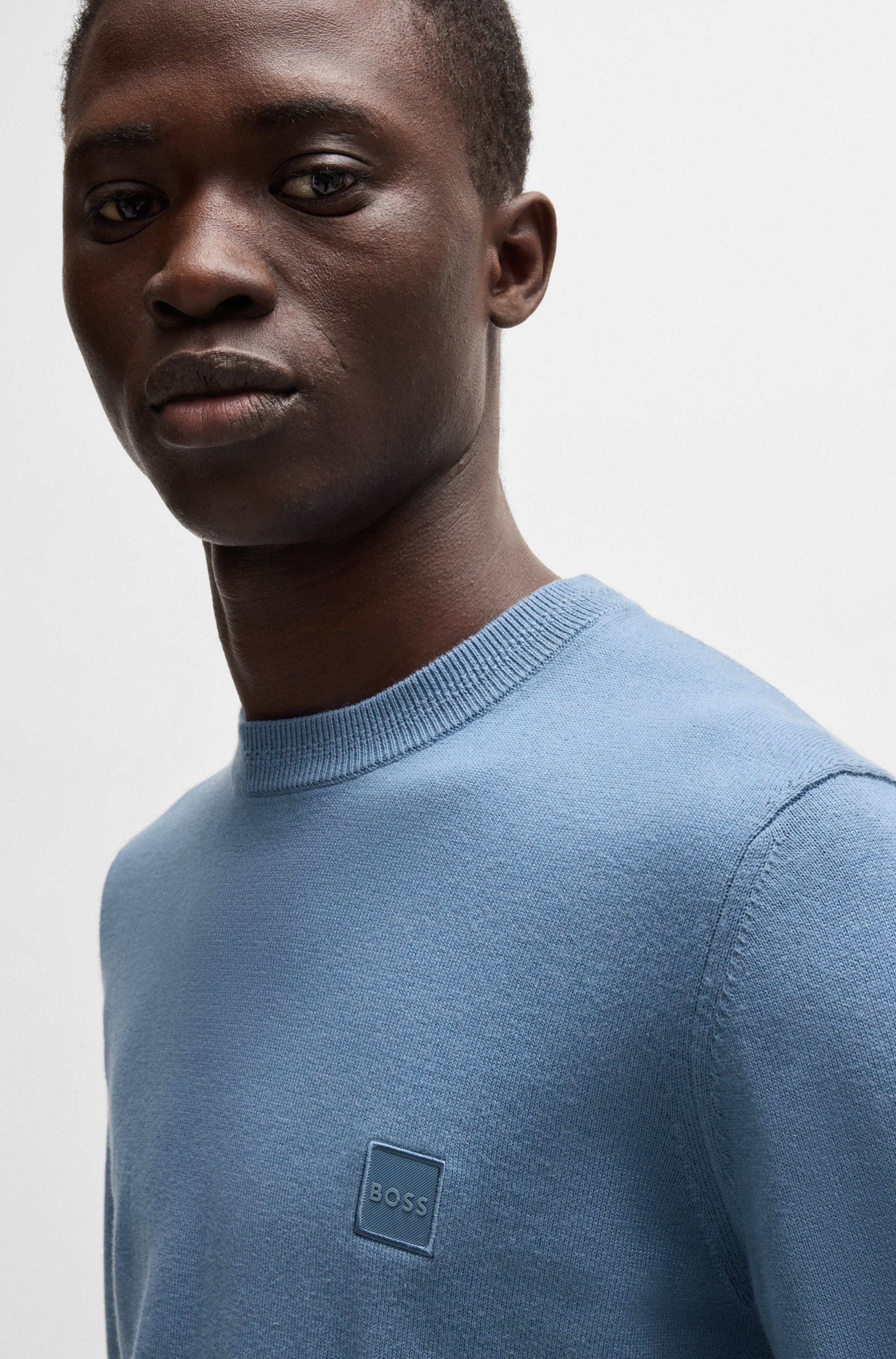 BOSS ORANGE Strickpullover »Kanovano«, mit Rundhalsausschnitt