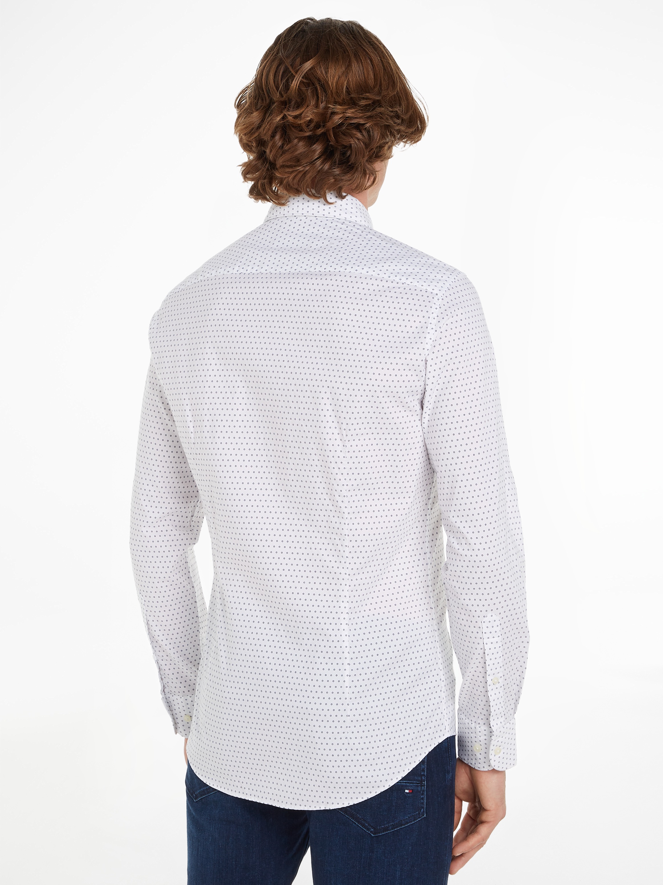 Tommy Hilfiger Businesshemd »CL-W OXF CIRCLE PRINT SHIRT SF«