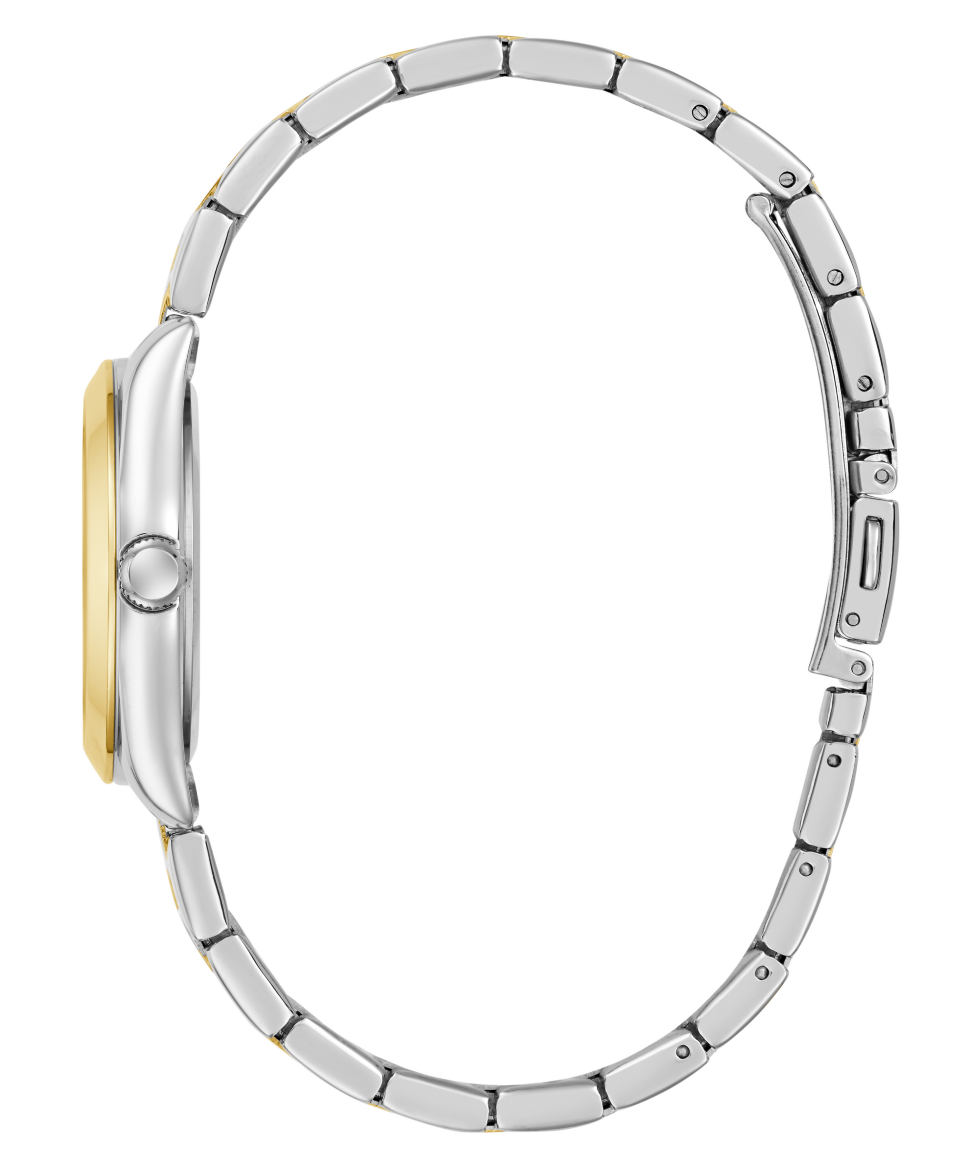 Guess Quarzuhr »ALICE« Armbanduhr, Damenuhr, Edelstahlarmband, Datum, Kristallglas