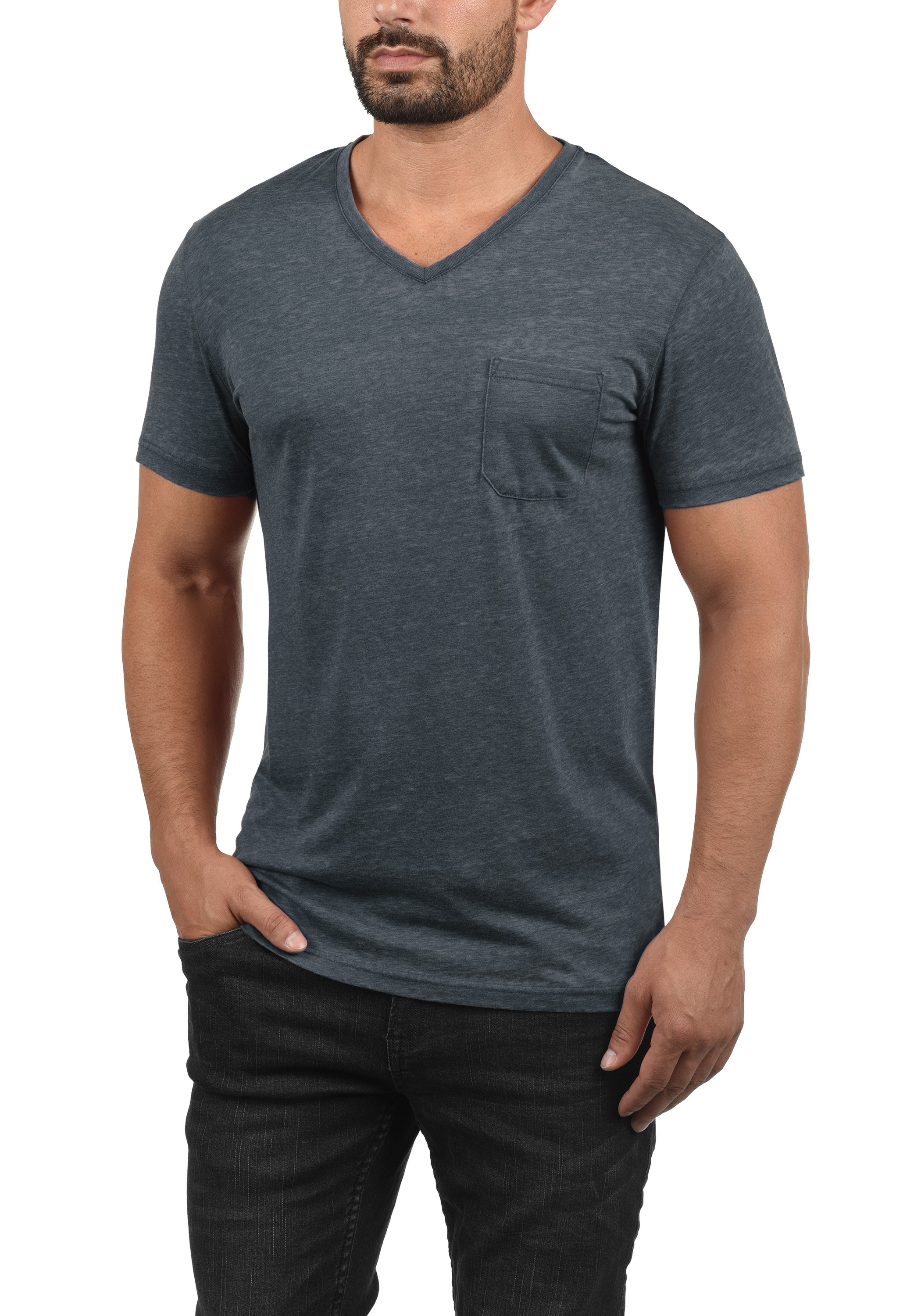 !Solid V-Shirt »V-Shirt SDTheon«