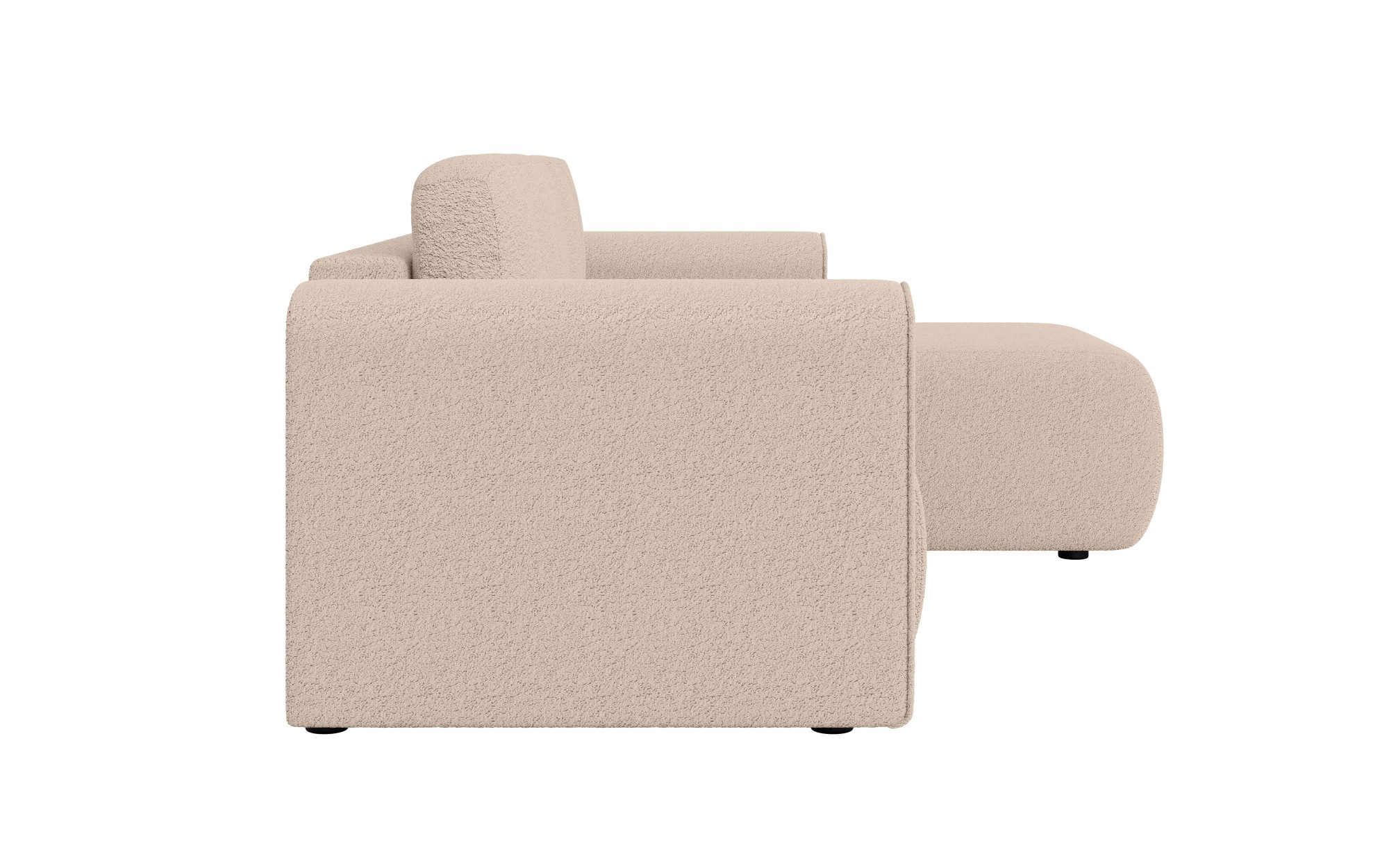 INOSIGN Ecksofa »Zacharia wahlweise Schlafsofa mit Bettkasten, B/T/H 250/166/86 cm«, L-Form mit Wellenunterfederung, Recamiere beidseitig montierbar