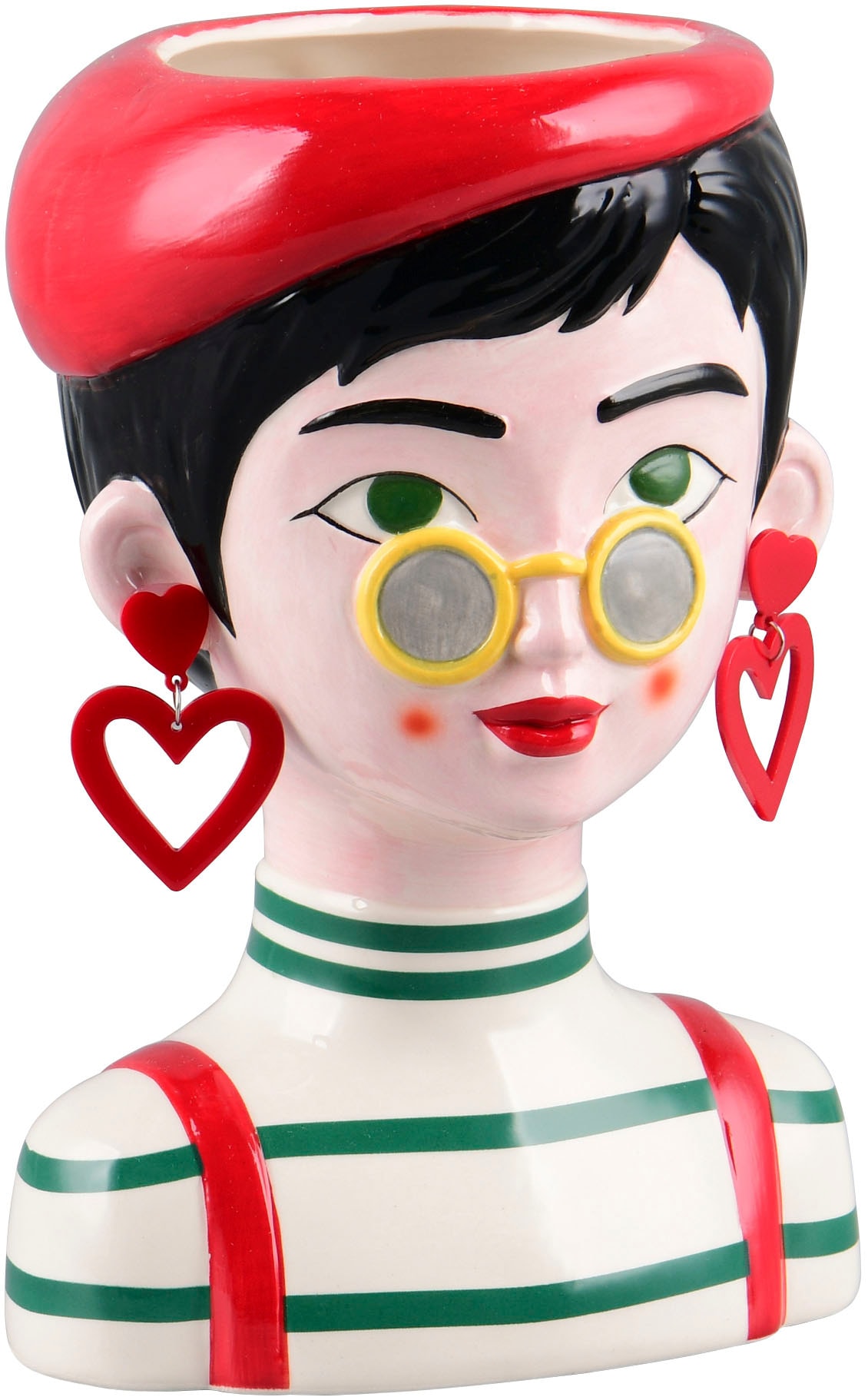 MIRRORS AND MORE Dekovase »MARGA« Bunte Dekovase in auffälliger Form