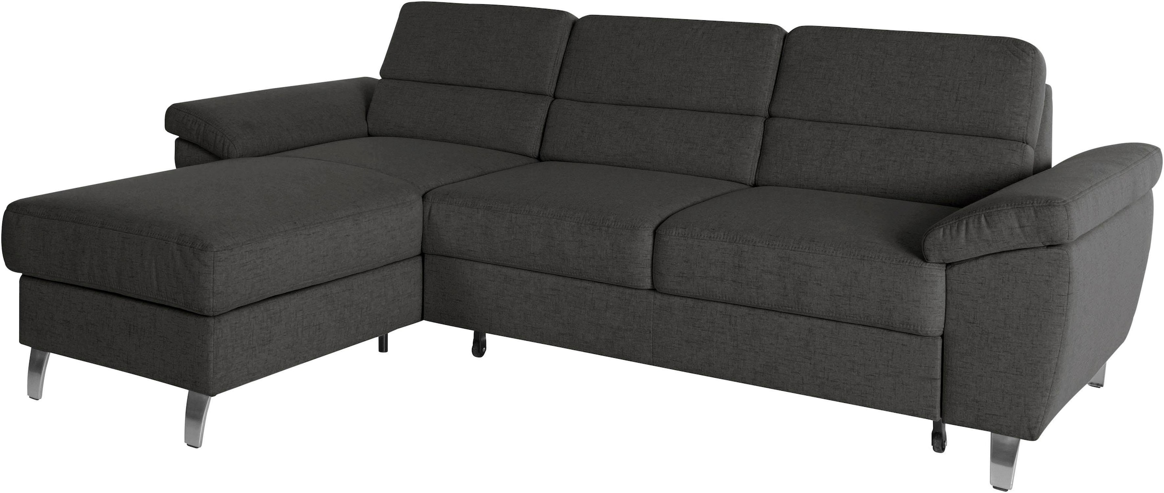 sit&more Ecksofa »Sorano L-Form« wahlweise mit Schlaffunktion und Bettkasten