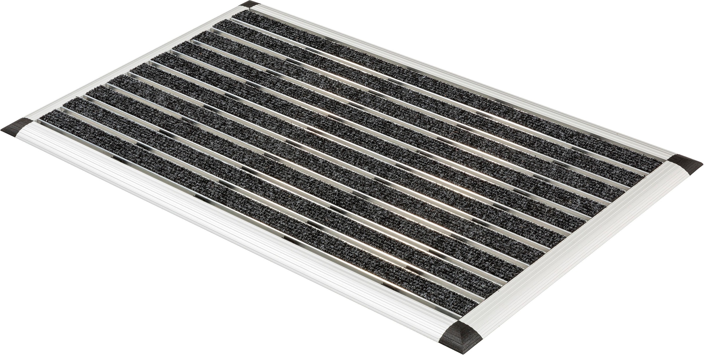 ASTRA Fußmatte »Alu-Türmatte Excellence Mat«, rechteckig, 14 mm Höhe, Fussabstreifer, Fussabtreter, Schmutzfangläufer, Schmutzfangmatte, Schmutzfangteppich, Schmutzmatte, Türmatte, Türvorleger, In- und Outdoor geeignet