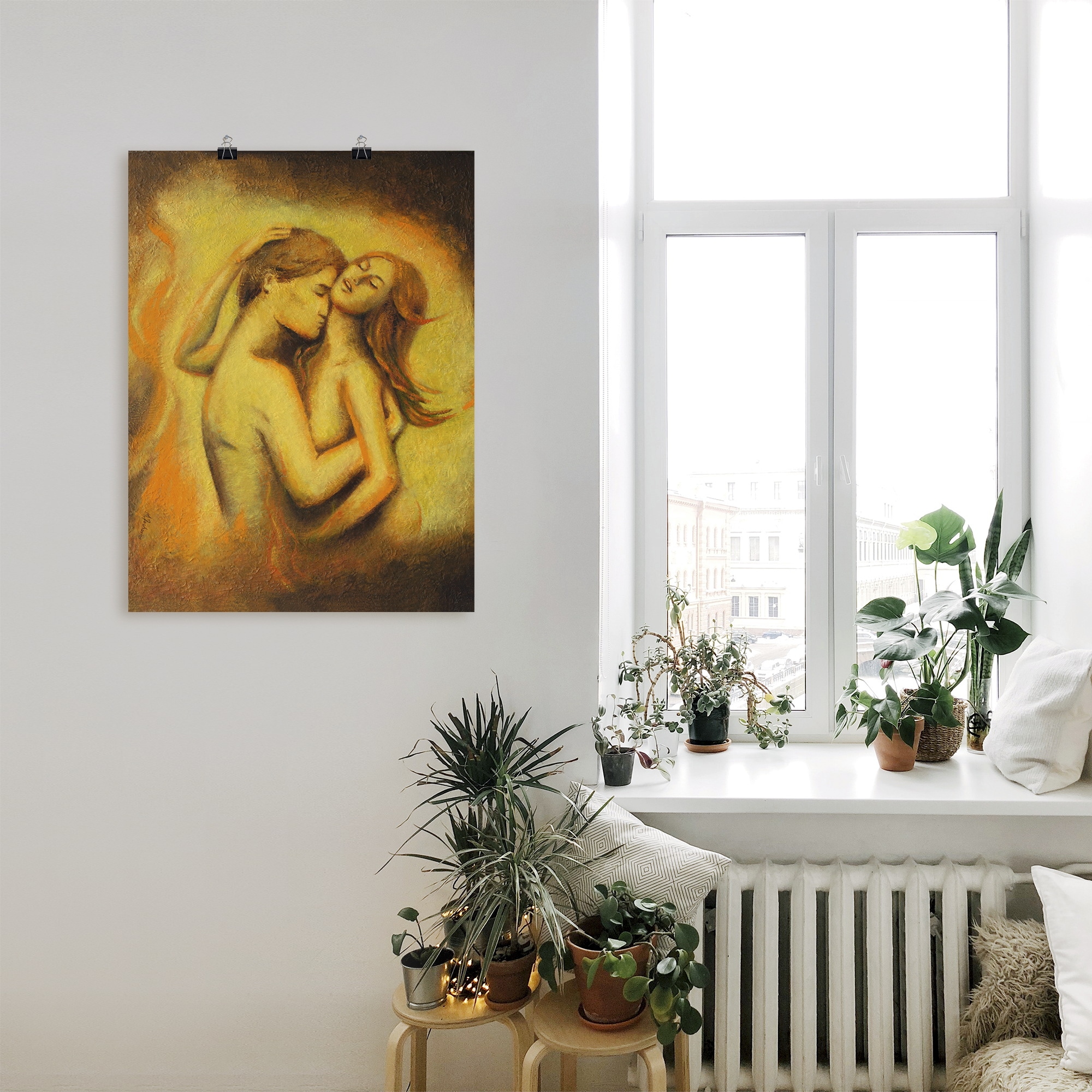 Artland Wandbild »Liebesrausch - erotische Malerei«, Paar, (1 St.), als Poster, Wandaufkleber in verschied. Größen