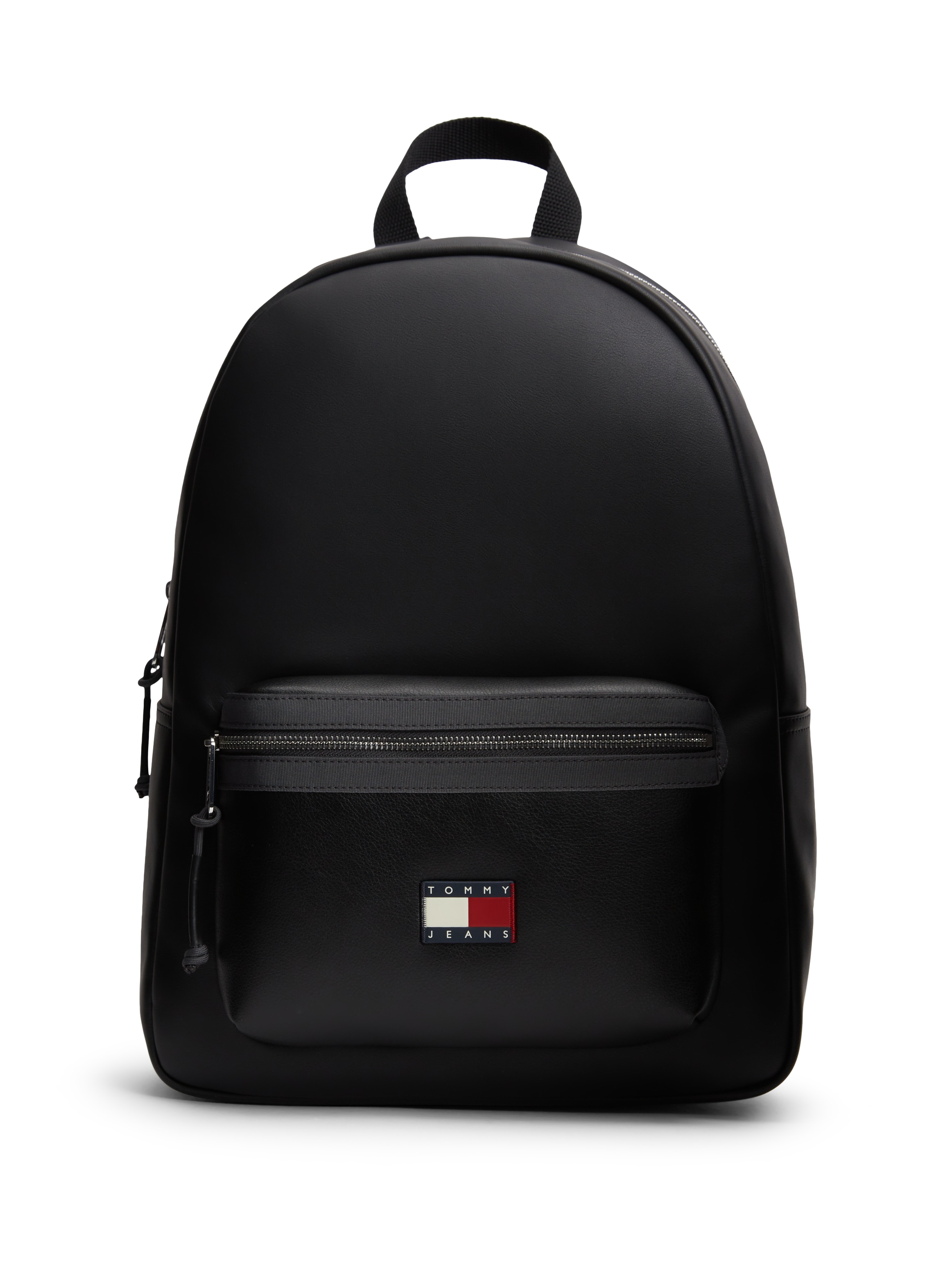 Tommy Jeans Rucksack »TJM ELEVATED PU BACKPACK« Unisex Freizeitrucksack, Businessrucksack mit Logo-Aufnäher