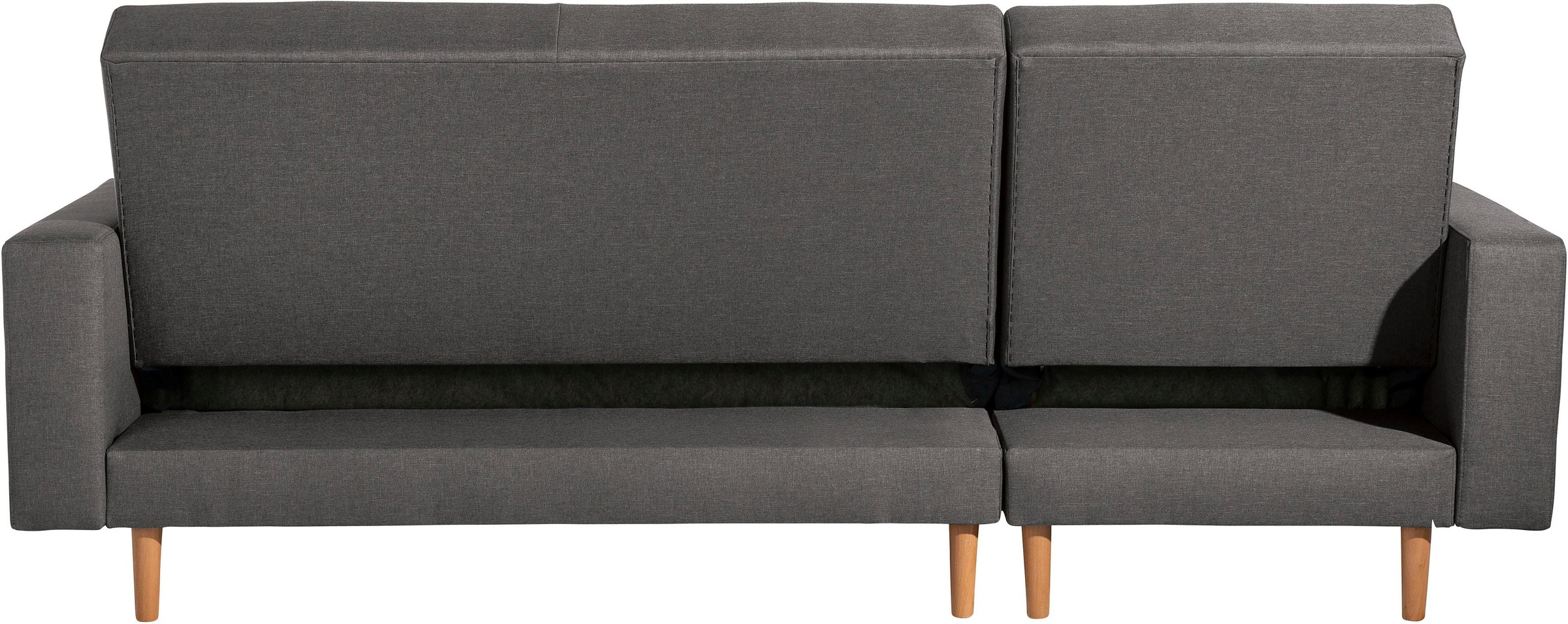 Max Winzer® Ecksofa »Just Chill«, Schlafsofa mit Recamiere, Rückenverstellung, inklusive Stauraumhocker