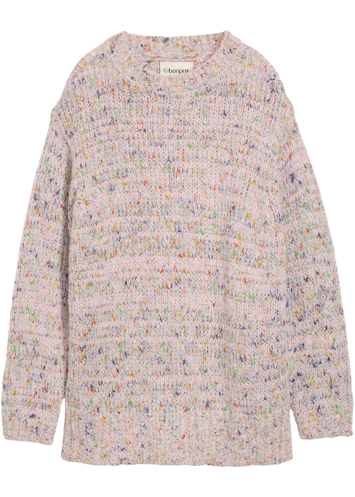 bonprix Strickpullover mit Rundhalsausschnitt, in Oversize-Passform, im Casual-Stil
