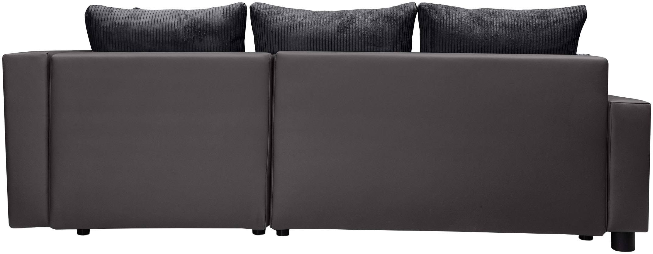 COLLECTION AB Ecksofa »Parma L-Form«, mit Schlaffunktion und Bettkasten, inklusive Kissen, Bonellfederkern