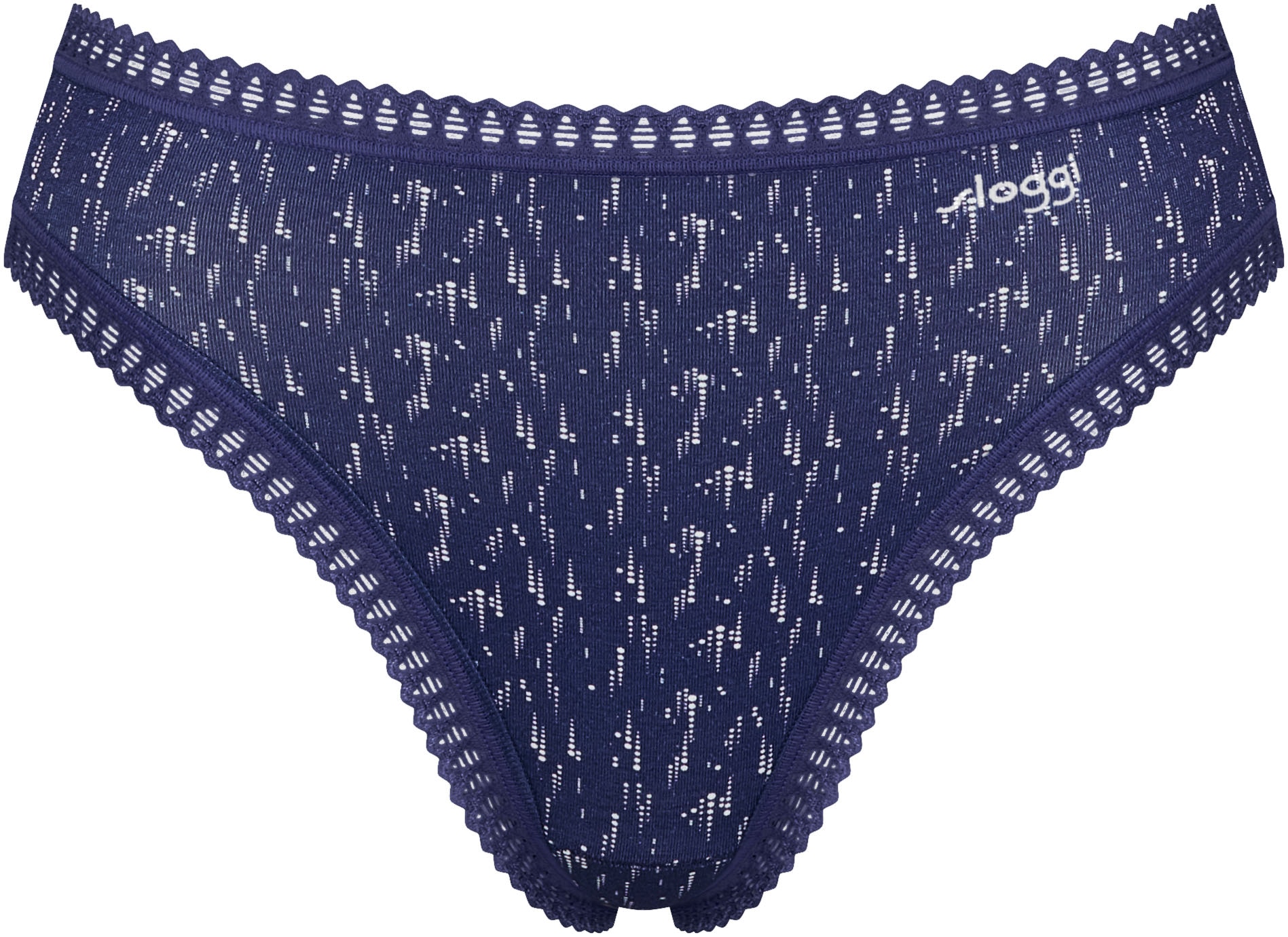 sloggi Slip »GO Crush«, (3er Pack), hoher Beinausschnitt, Spitze, feminin, weich, elastisch, Baumwollmix