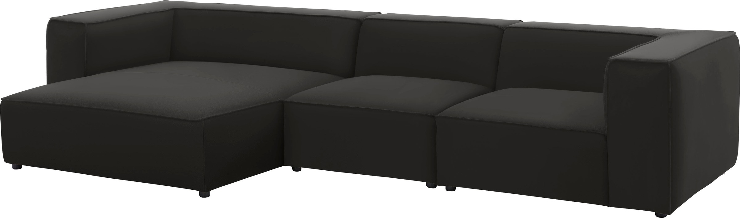 W.SCHILLIG Ecksofa »around-the-block«, mit eleganter Biese, mit Federkern, Breite 341 cm