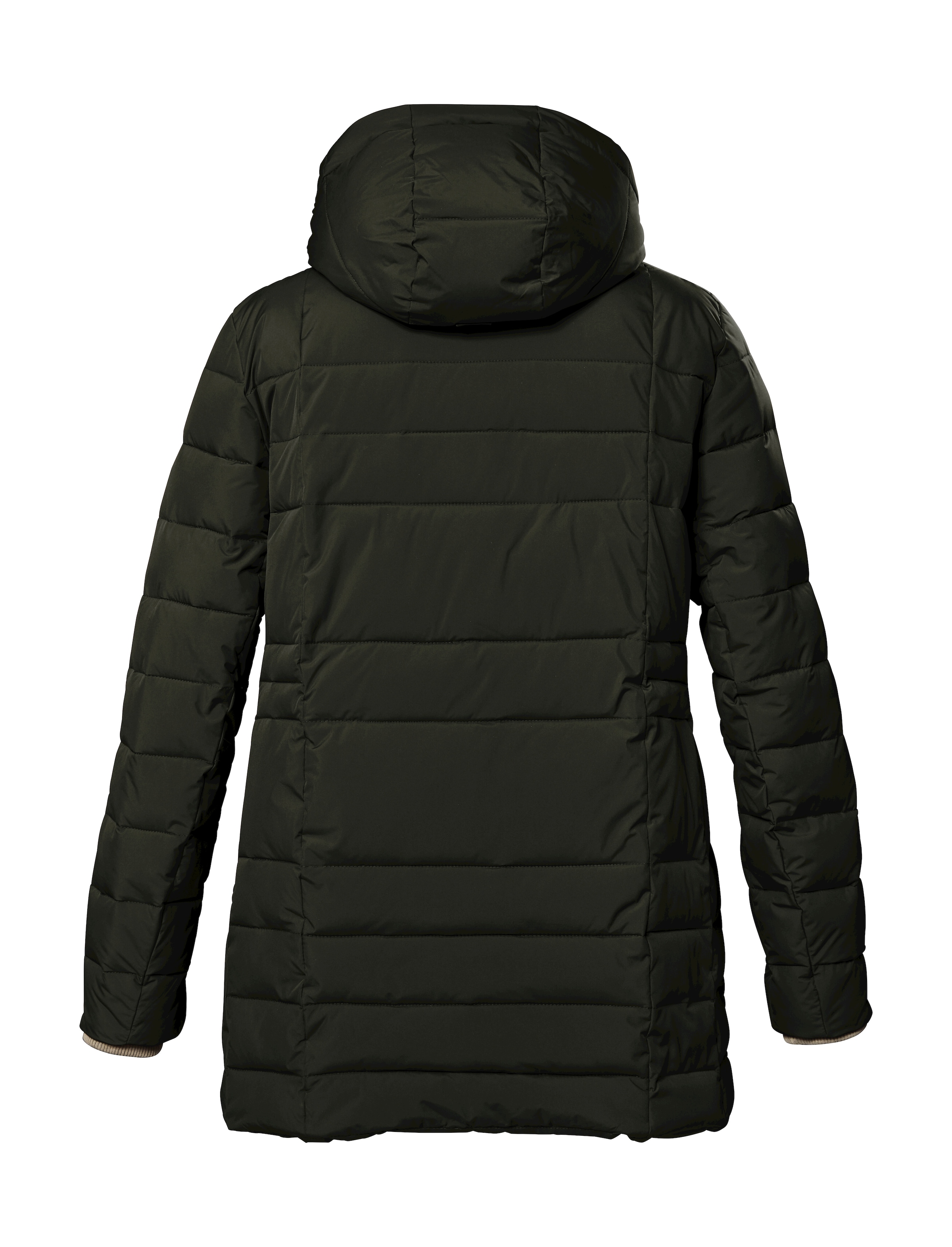 STOY Steppjacke »STW 6 WMN QLTD JCKT«, Wasserabweisender, winddichter Parka mit abnehmbarer Kapuze.