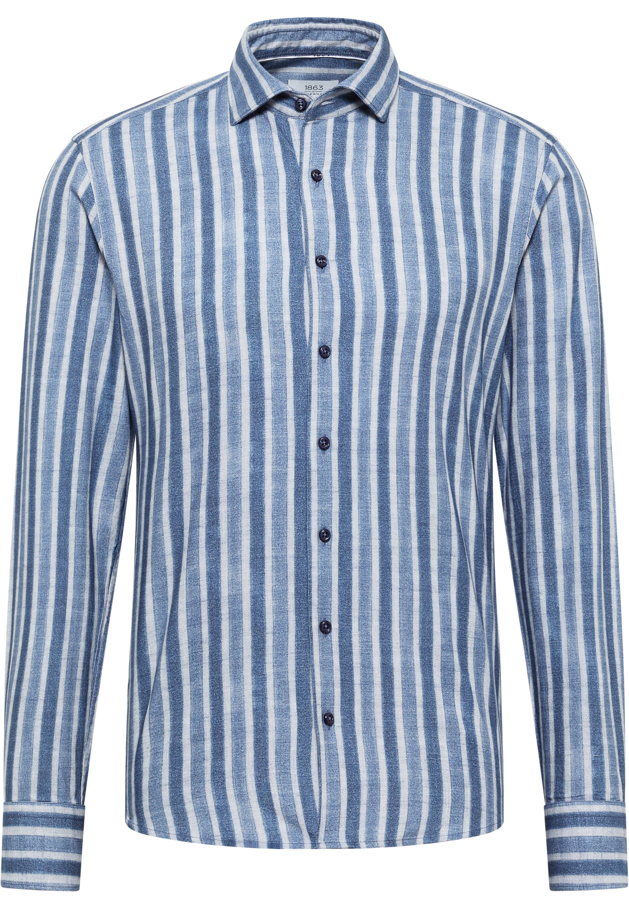 Eterna Langarmhemd »SLIM FIT« EASY IRON (bügelleicht)