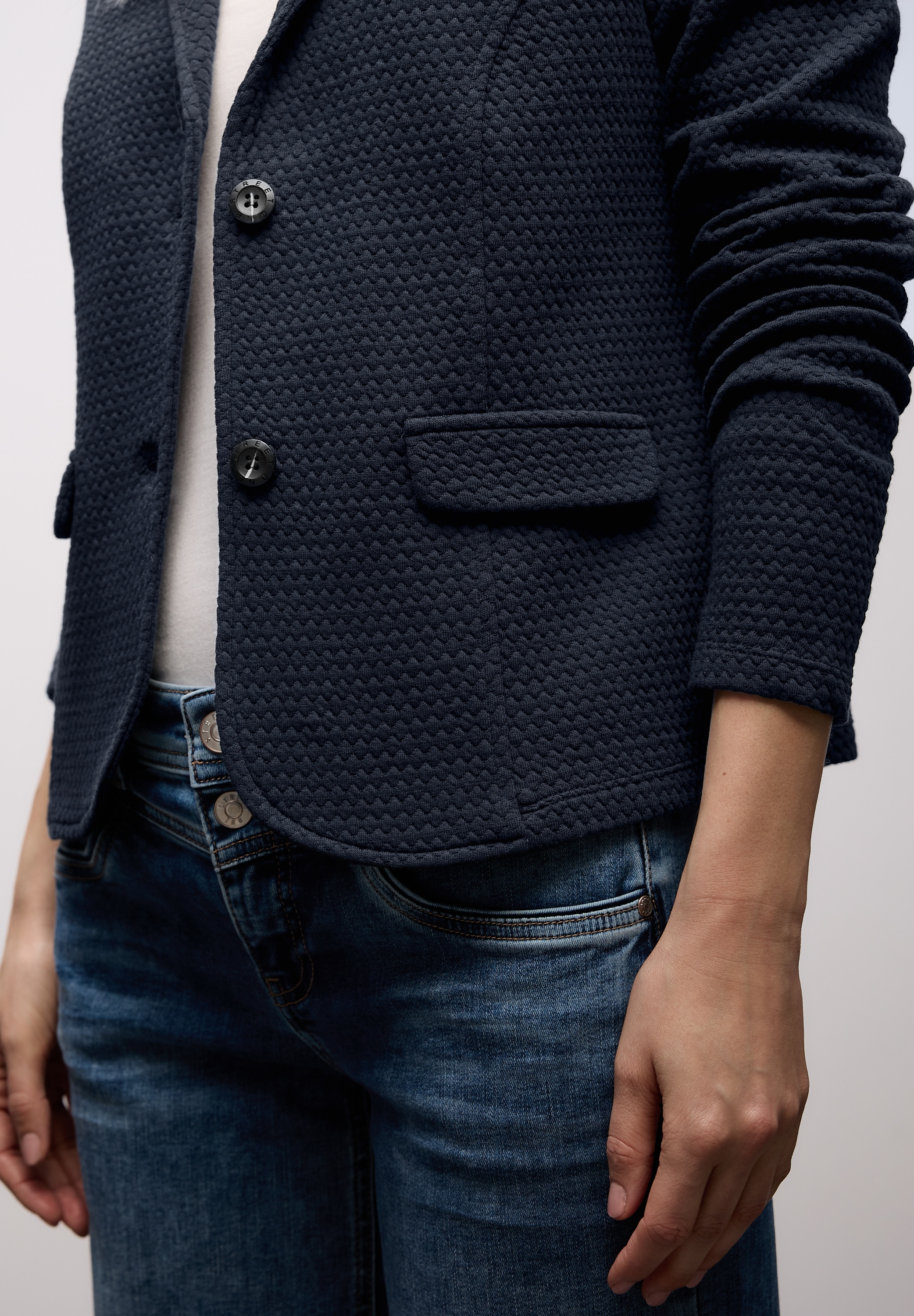 STREET ONE Jackenblazer mit Reverskragen