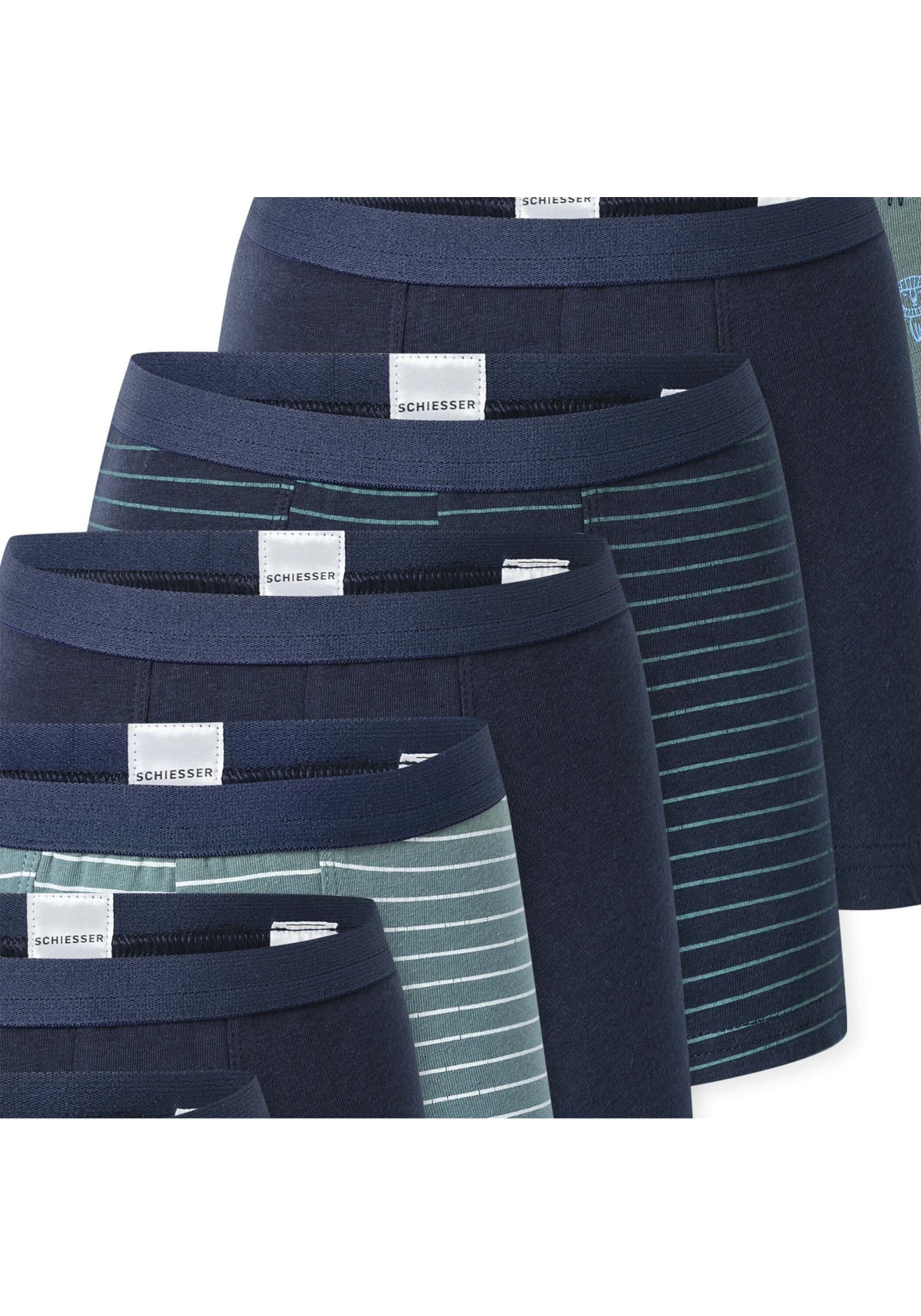 Schiesser Boxershorts »Boxershort 7PACK Boys Single Jersey Slips 7er Pack«