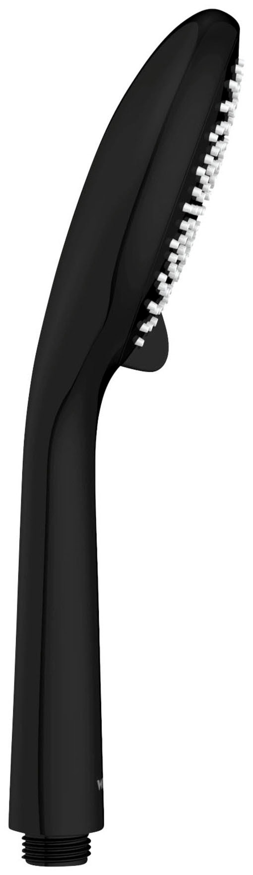 WENKO Handbrause »Watersaving«, (1 tlg.), Schwarz matt, Ø 11 cm