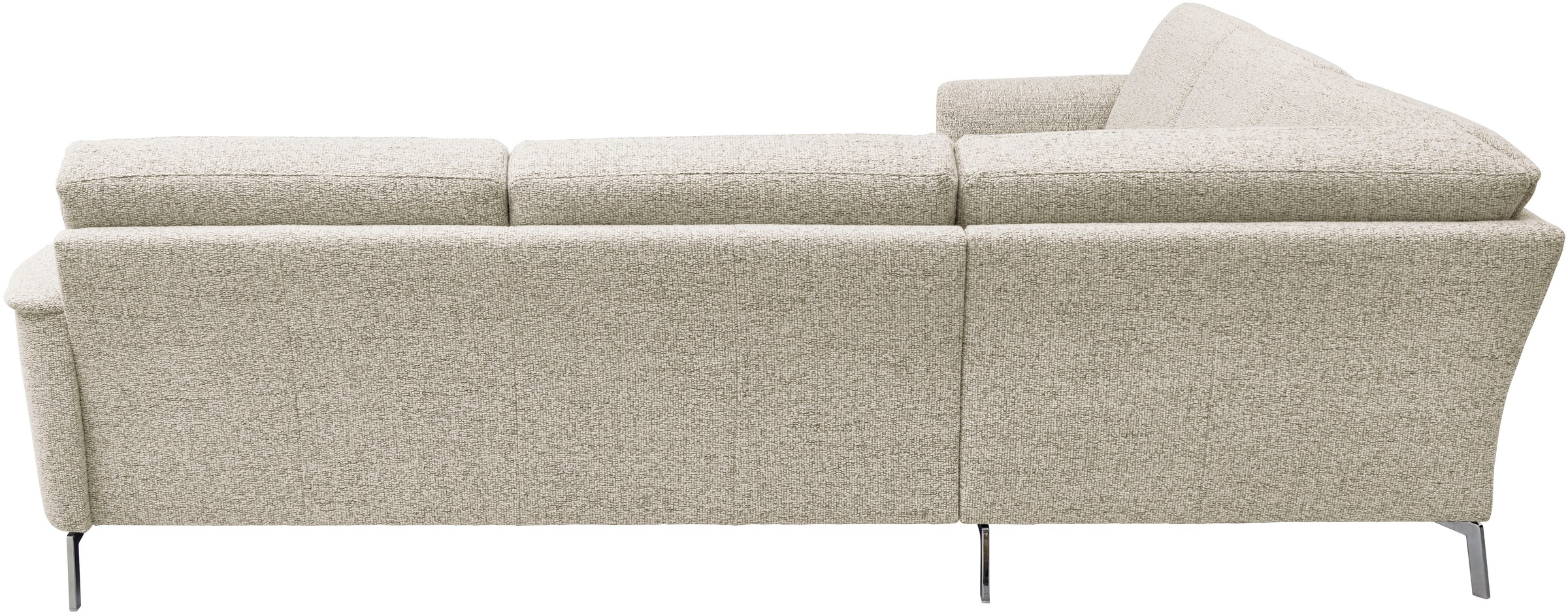 Home affaire Ecksofa »Solvaro, optional motorischer Sitzvorzug, Breite 283 cm« Saugroboter-tauglich, hochwertige Details & sorgfältige Verarbeitung