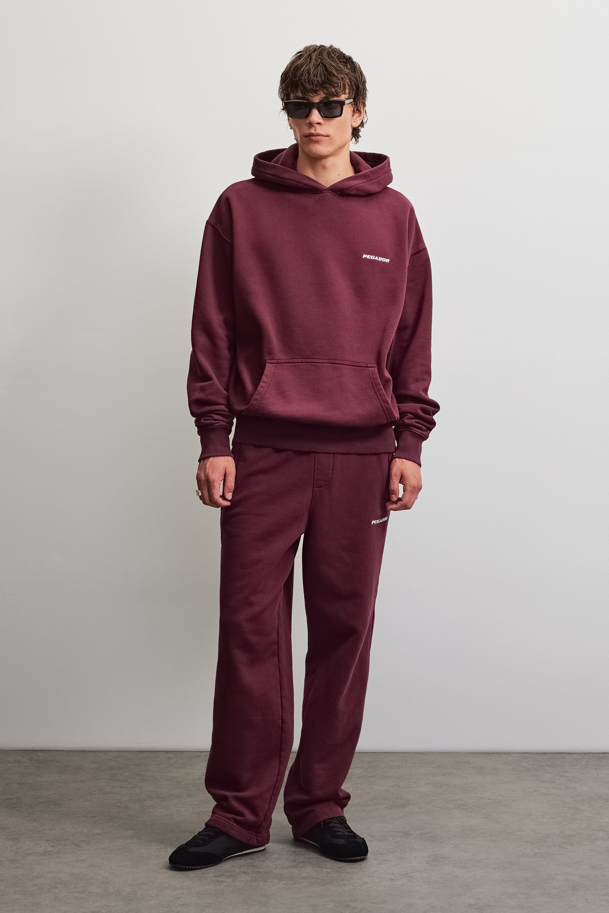 PEGADOR Kapuzensweatshirt »Logo Oversized Hoodie«, Baumwollmischung, oversize
