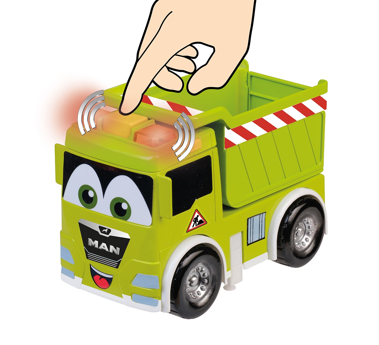 Happy People Spielzeug-Auto »MAN KIDS Feuerwehr 2er Set« mit Licht und Sound