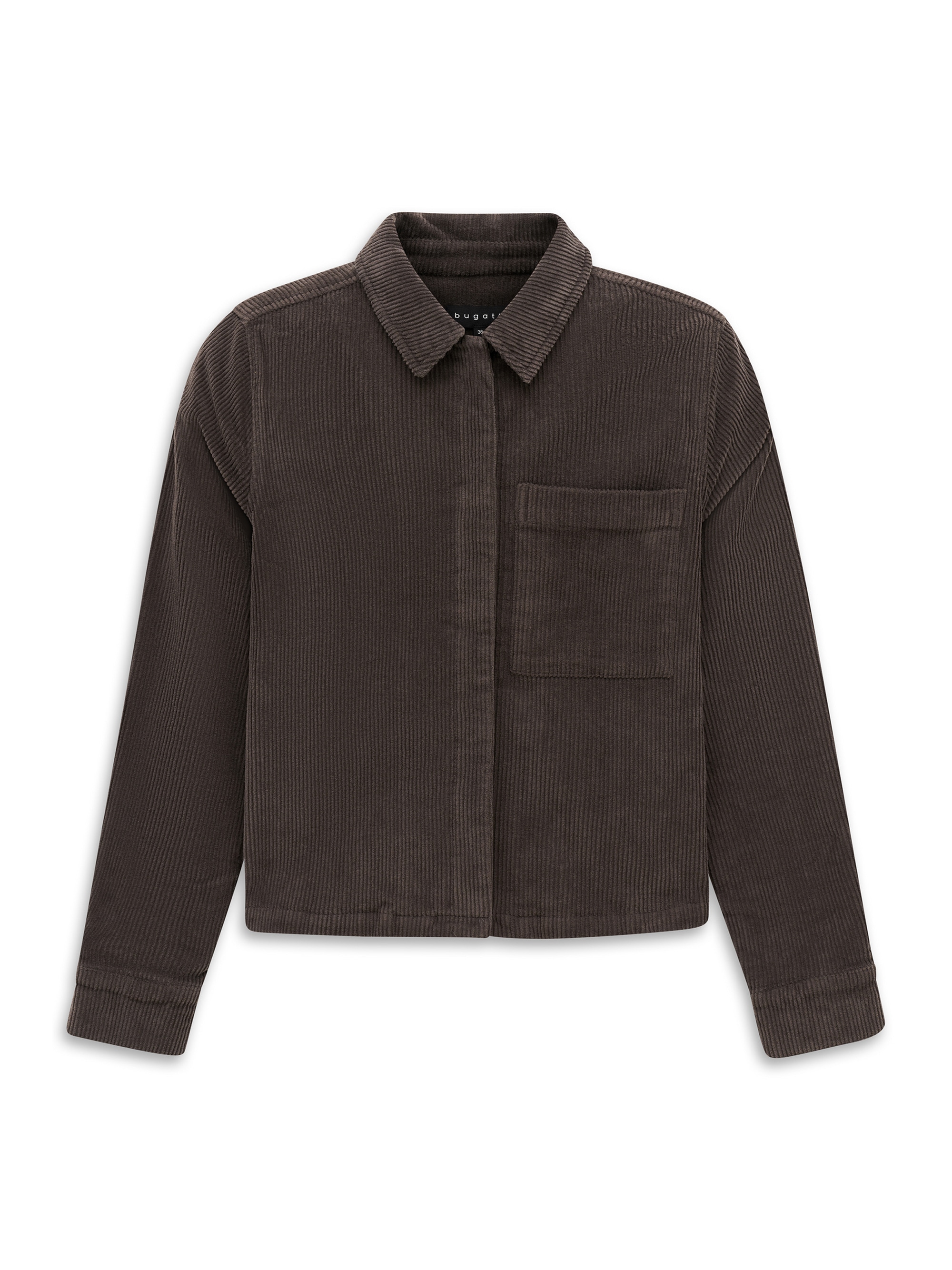 bugatti Langarmbluse »Modern Fit« Modern Fit Cord Baumwollmix Langarm