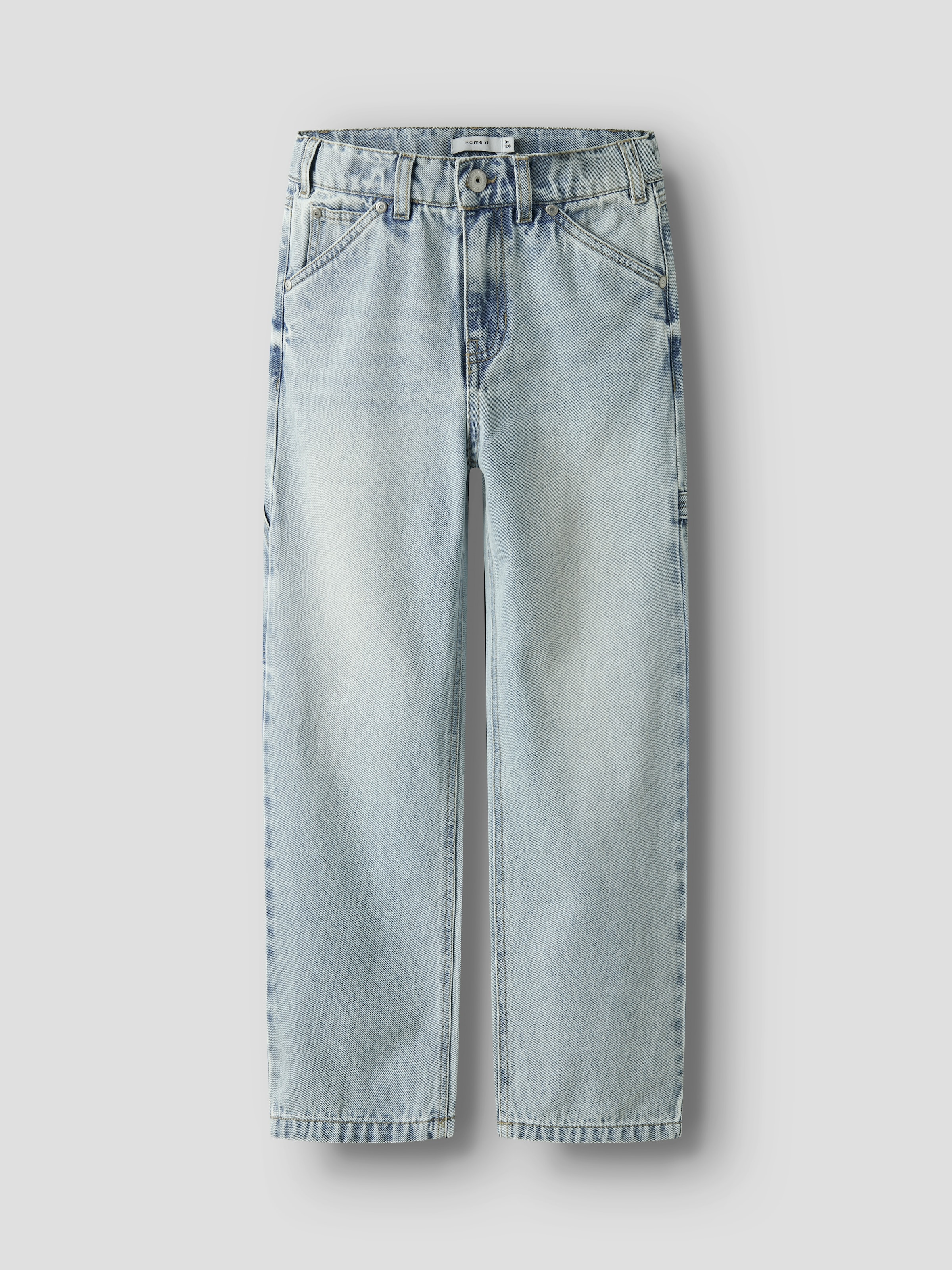 Name It 5-Pocket-Jeans »NKMRYAN für Jungen mit geradem Bein und 5-Pocket-Style« unifarben, casual, straight fit, Baumwolle, Denim