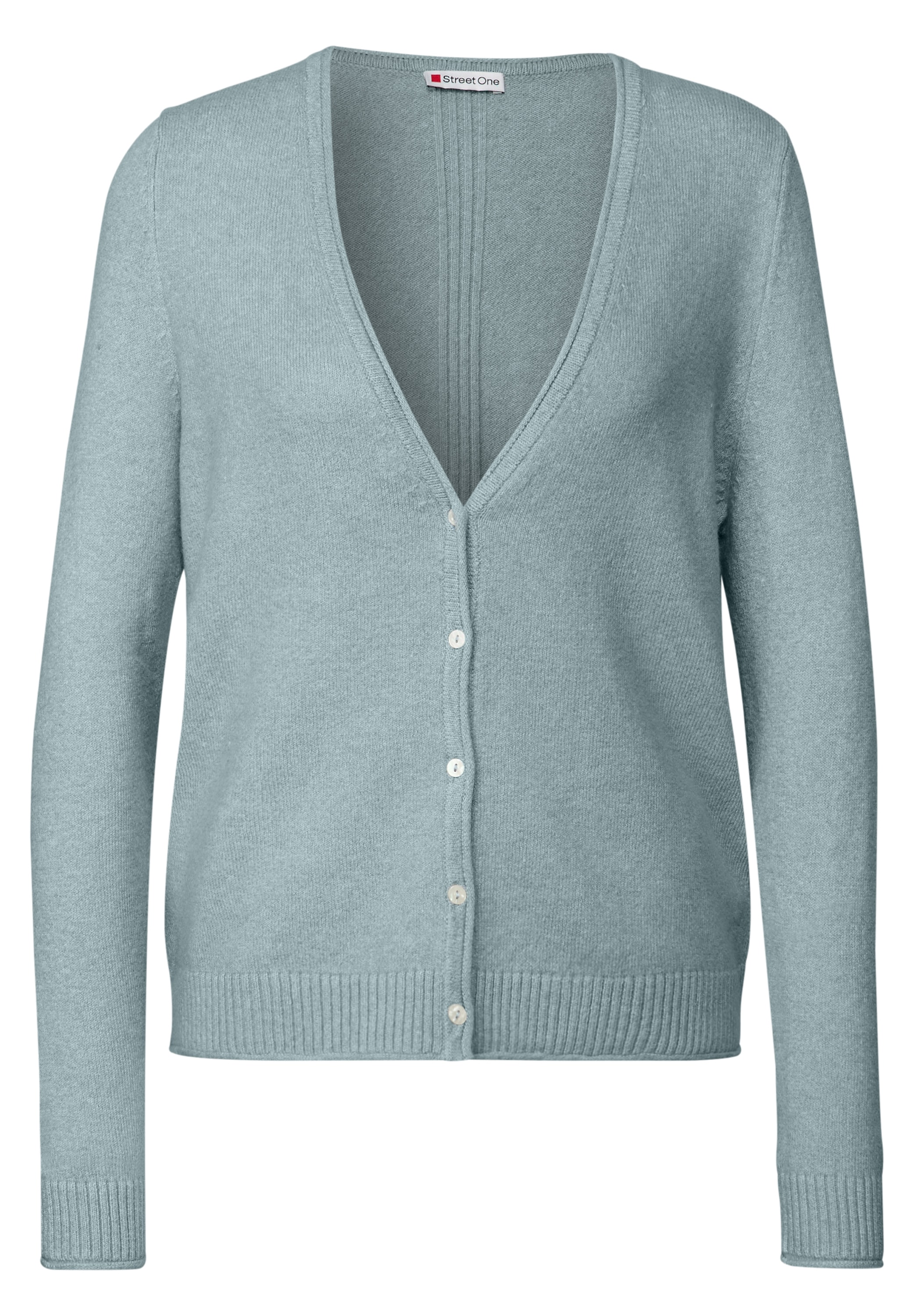 STREET ONE Cardigan, mit V-Ausschnitt
