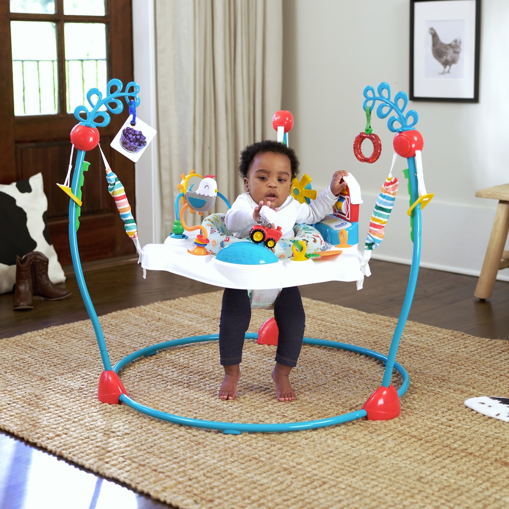 Baby Einstein Spielcenter »Farm Explorers Jump & Learn Barnyard« mit über 60 Melodien und Geräuschen