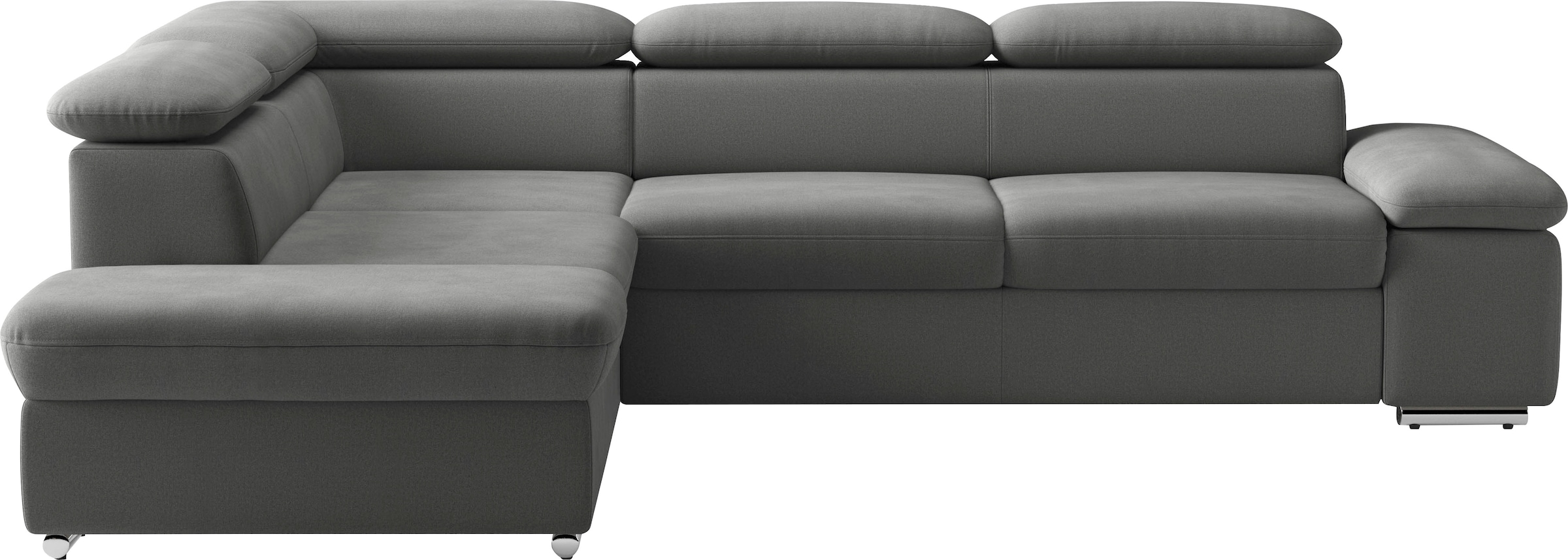 sit&more Ecksofa »Valentine L-Form, B: 272 cm« mit Arm- & Kopfteilverstellung, optional mit Bettfunktion