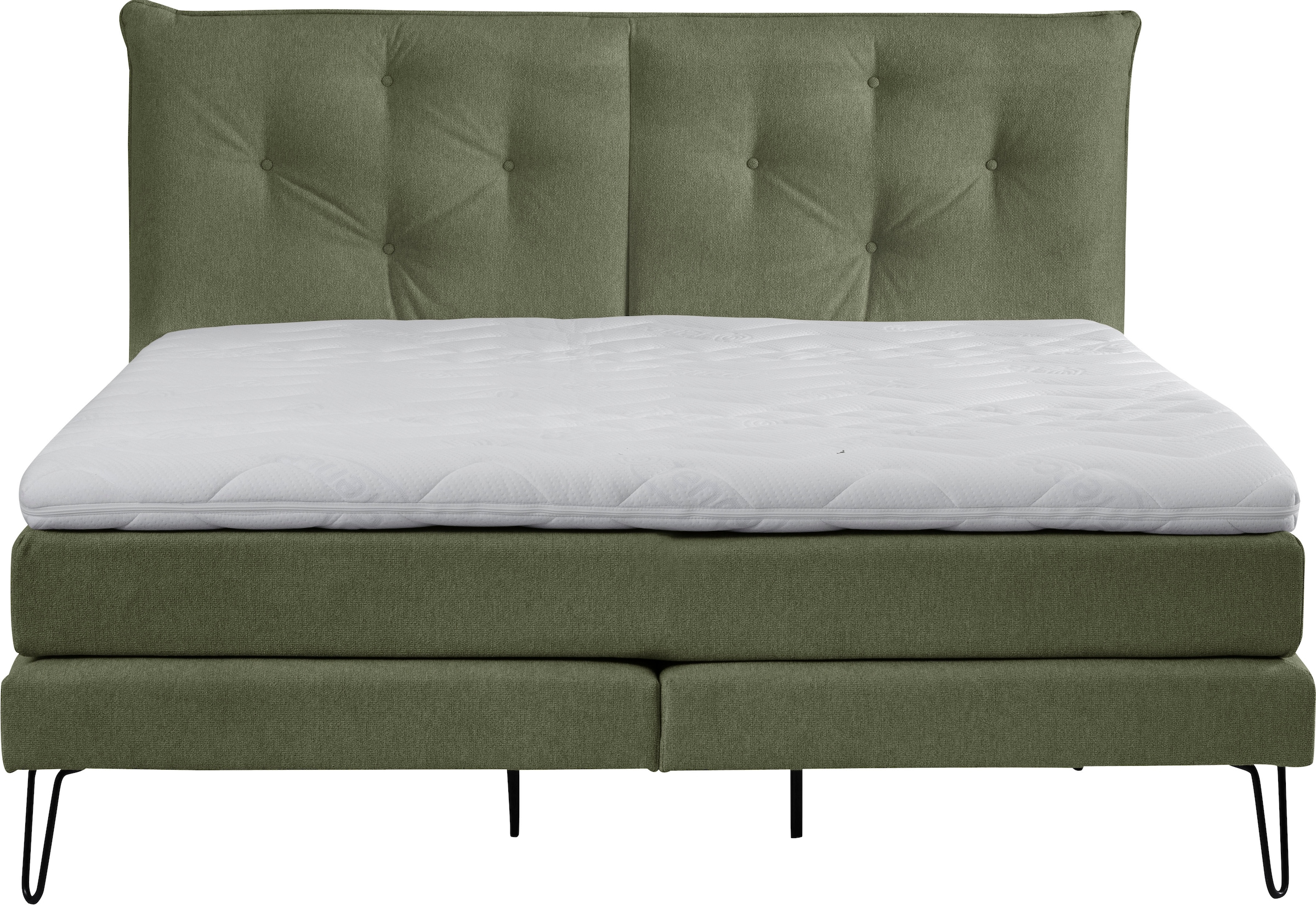 alina Boxspringbett »Longon inkl. Matratze und Komfortschaum-Topper, Breite 180x200cm«, erhältlich in verschiedenen Härtegraden