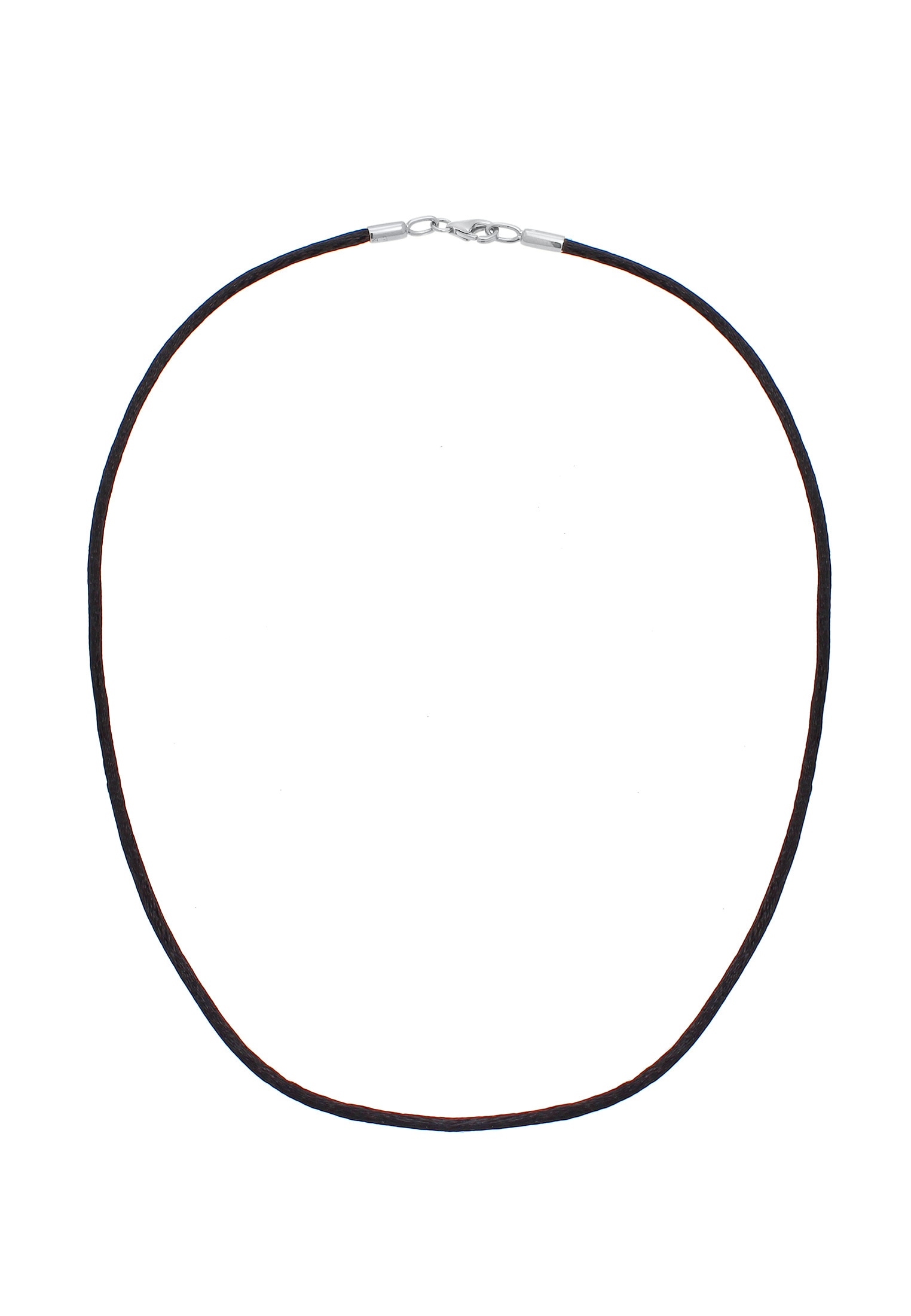 Nenalina Kette ohne Anhänger »Halskette Seidenband Kette Basic Kombinierbar 925 Silber«