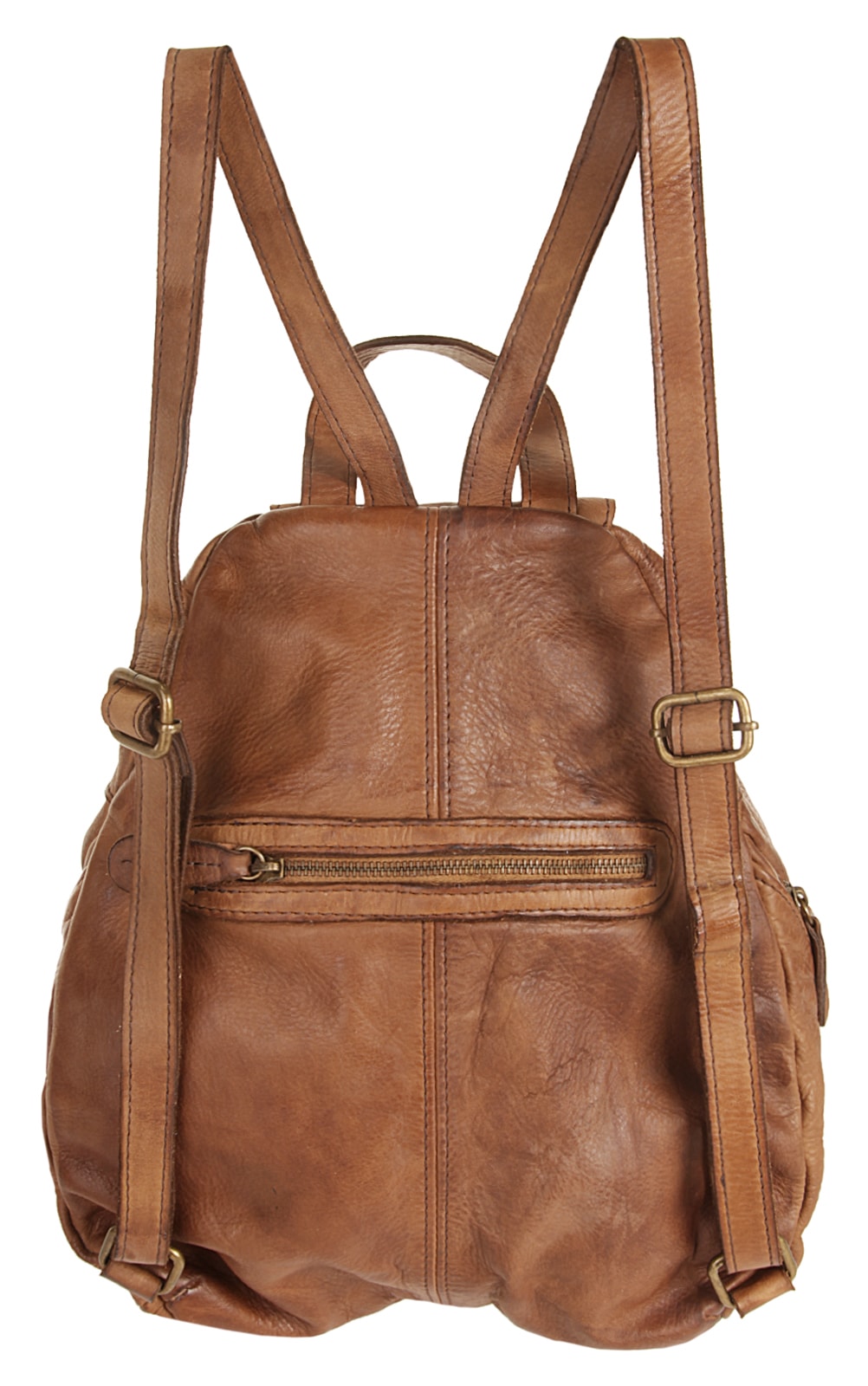 Samantha Look Cityrucksack, echt Leder, Made in Italy