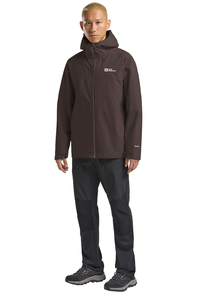 Jack Wolfskin Funktionsjacke »HIGHEST PEAK 3L JKT M«, mit Kapuze